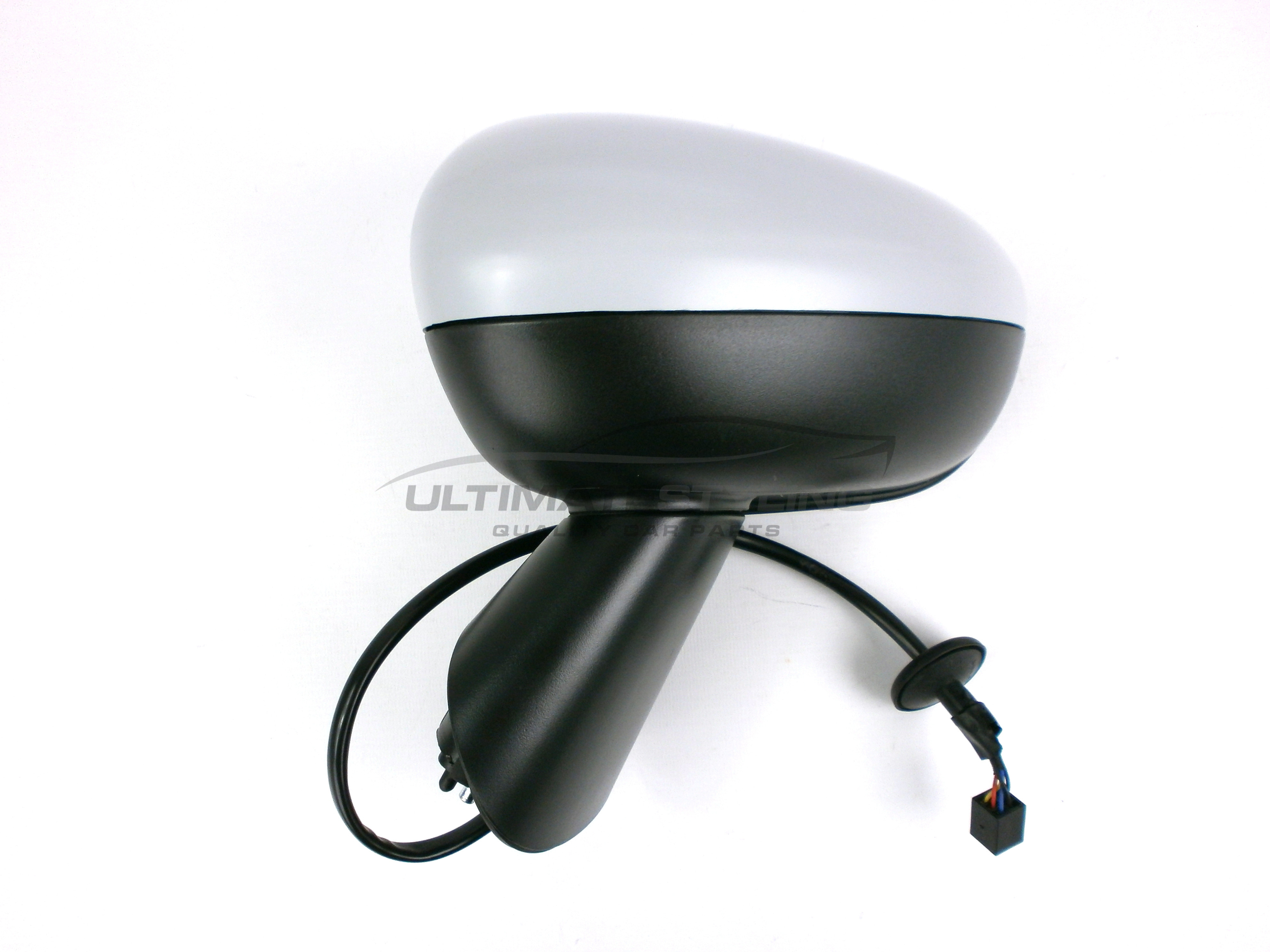 Vauxhall Meriva 2010-2017 Wing Mirror / Door Mirror - Passenger Side (LH) - Electric adjustment - Heated Glass - Black Arm & Primed Cover