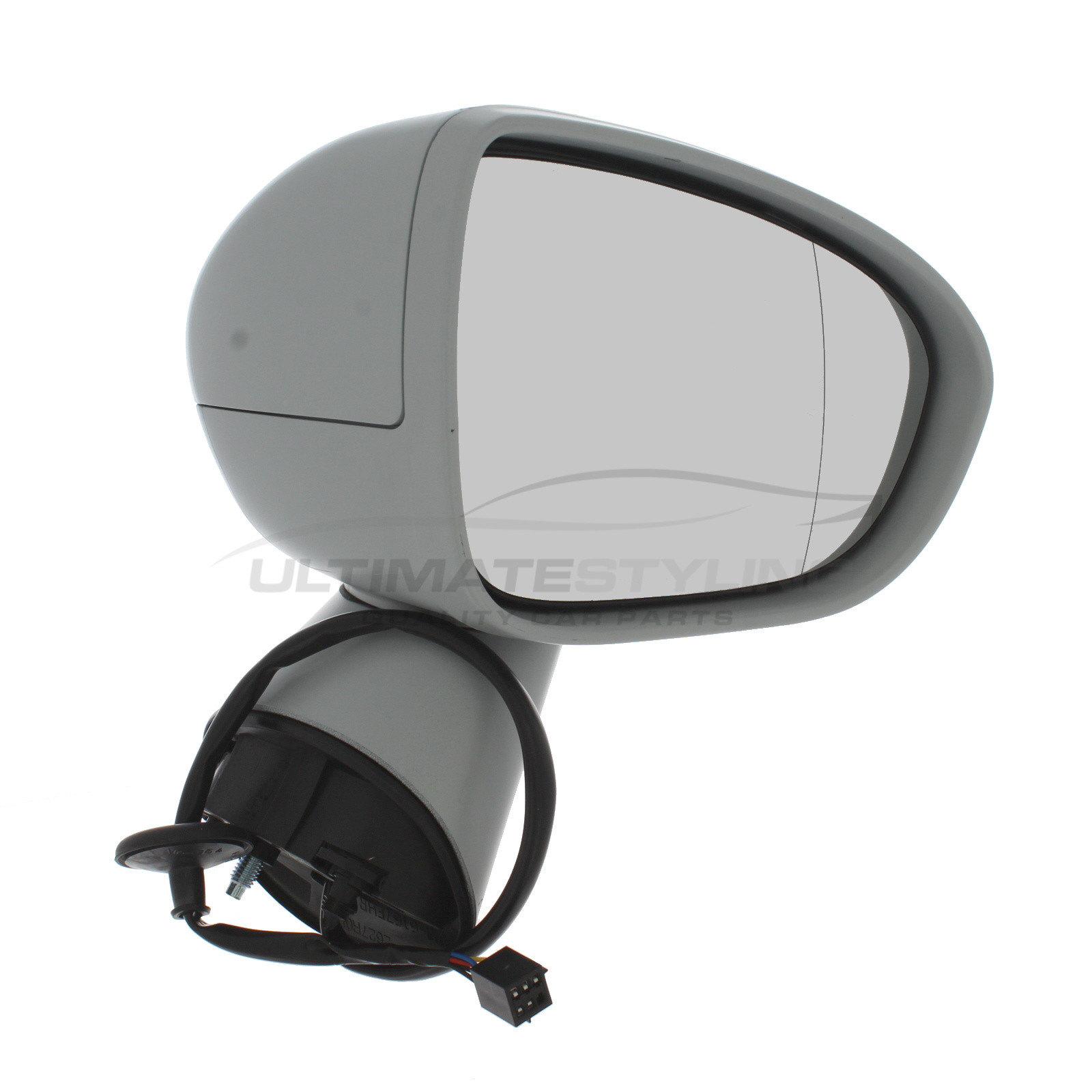 Vauxhall Meriva 2010-2017 Wing Mirror / Door Mirror - Drivers Side (RH) - Electric adjustment - Heated Glass - Primed Arm & Primed Cover