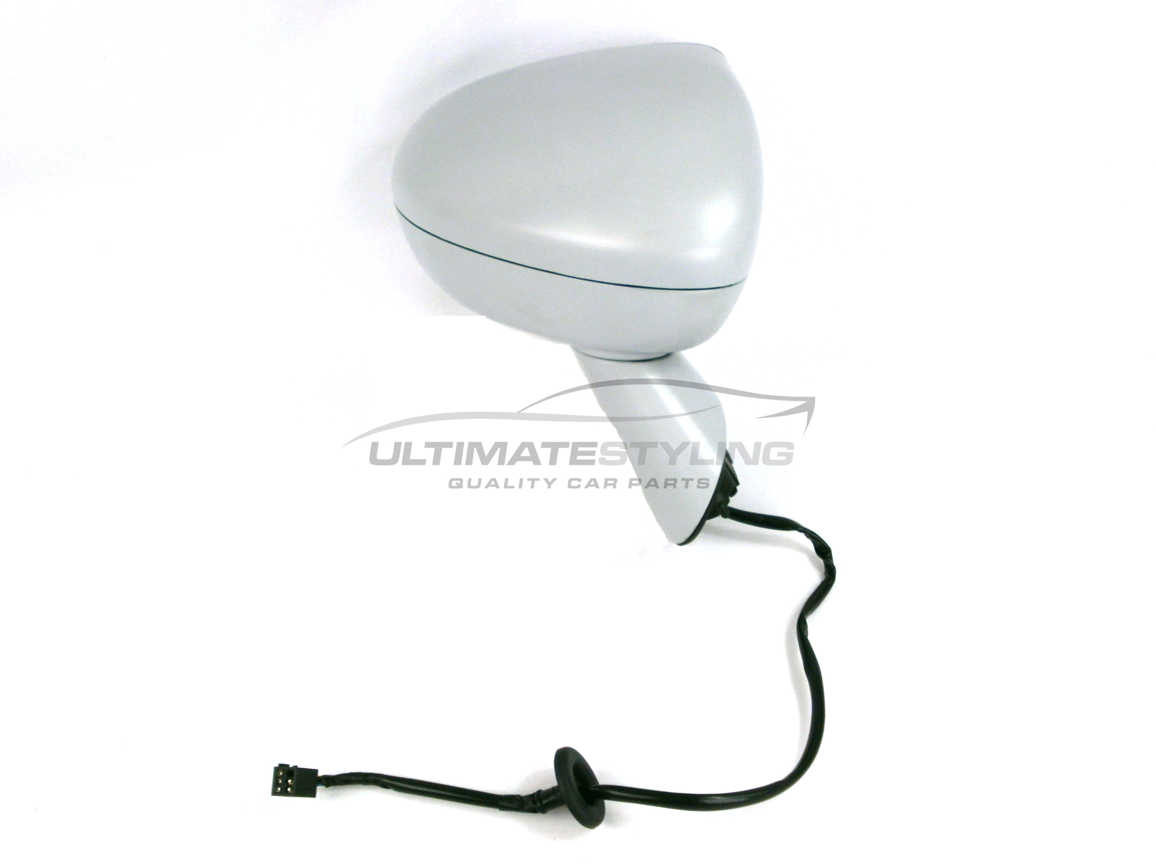 Vauxhall Meriva 2010-2017 Wing Mirror / Door Mirror - Drivers Side (RH) - Electric adjustment - Heated Glass - Primed Arm & Primed Cover
