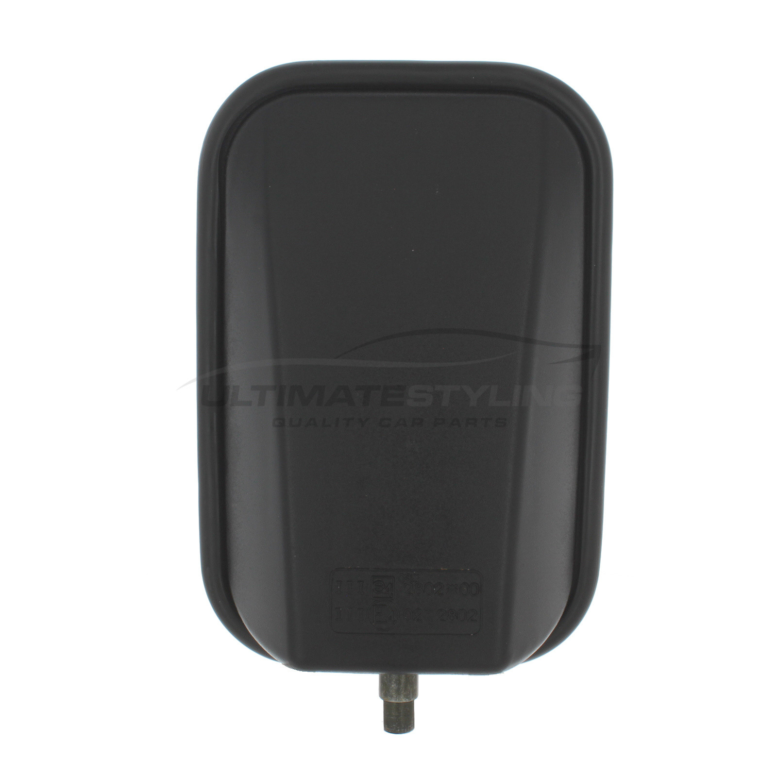 Land Rover Defender / Land Rover Wing Mirror / Door Mirror - Universal (LH or RH) - Manual adjustment - Non-Heated Glass - Black