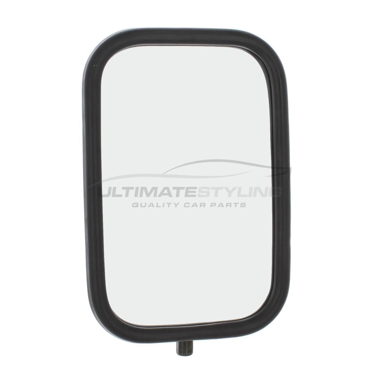 Land Rover Defender / Land Rover Wing Mirror / Door Mirror - Universal (LH or RH) - Manual adjustment - Non-Heated Glass - Black