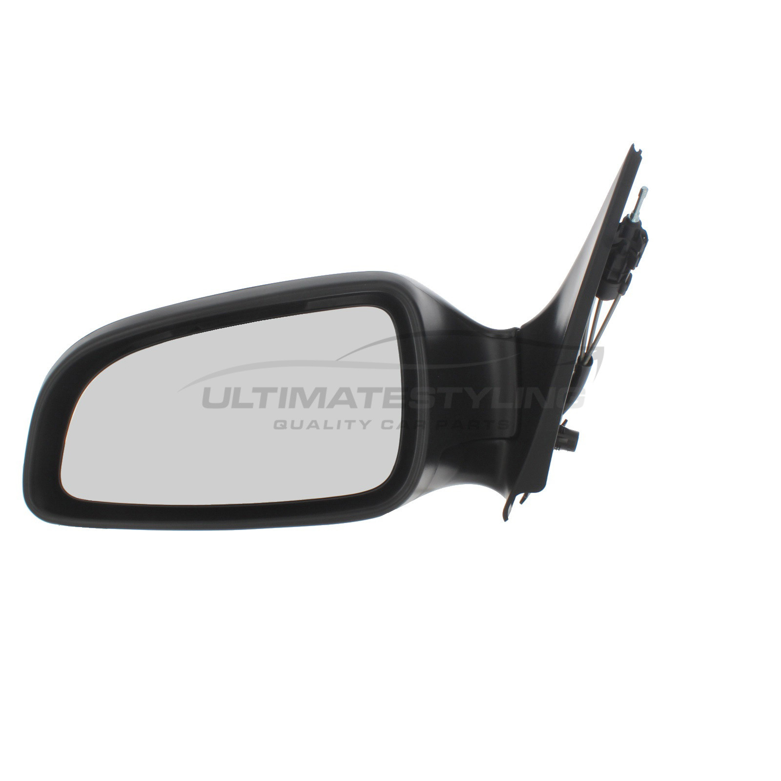Vauxhall Astra H Mk5 2004-2009 5 Door Manual Cable Black Door Wing Mirror LH
