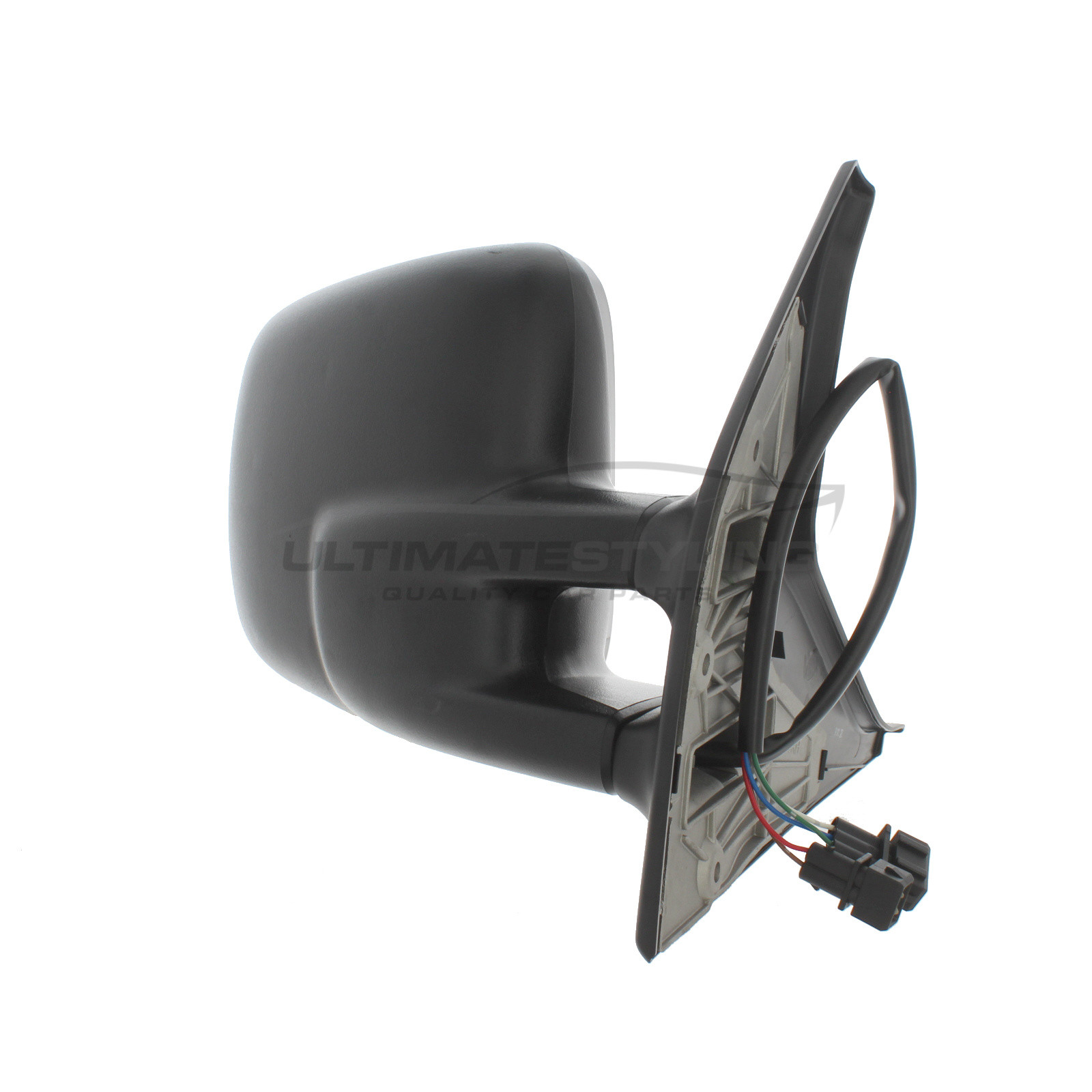 Wing Mirror / Door Mirror - Drivers Side (RH) - Electric adjustment -  Heated Glass - Black for Volkswagen Caravelle / Multivan / Transporter and  others
