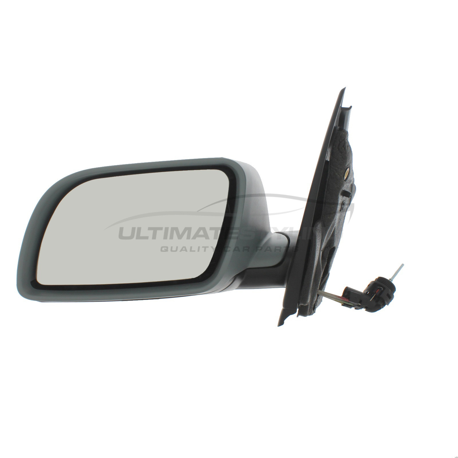 Volkswagen Polo Wing Mirror / Door Mirror - Passenger Side (LH) - Cable adjustment - Non-Heated Glass - Primed