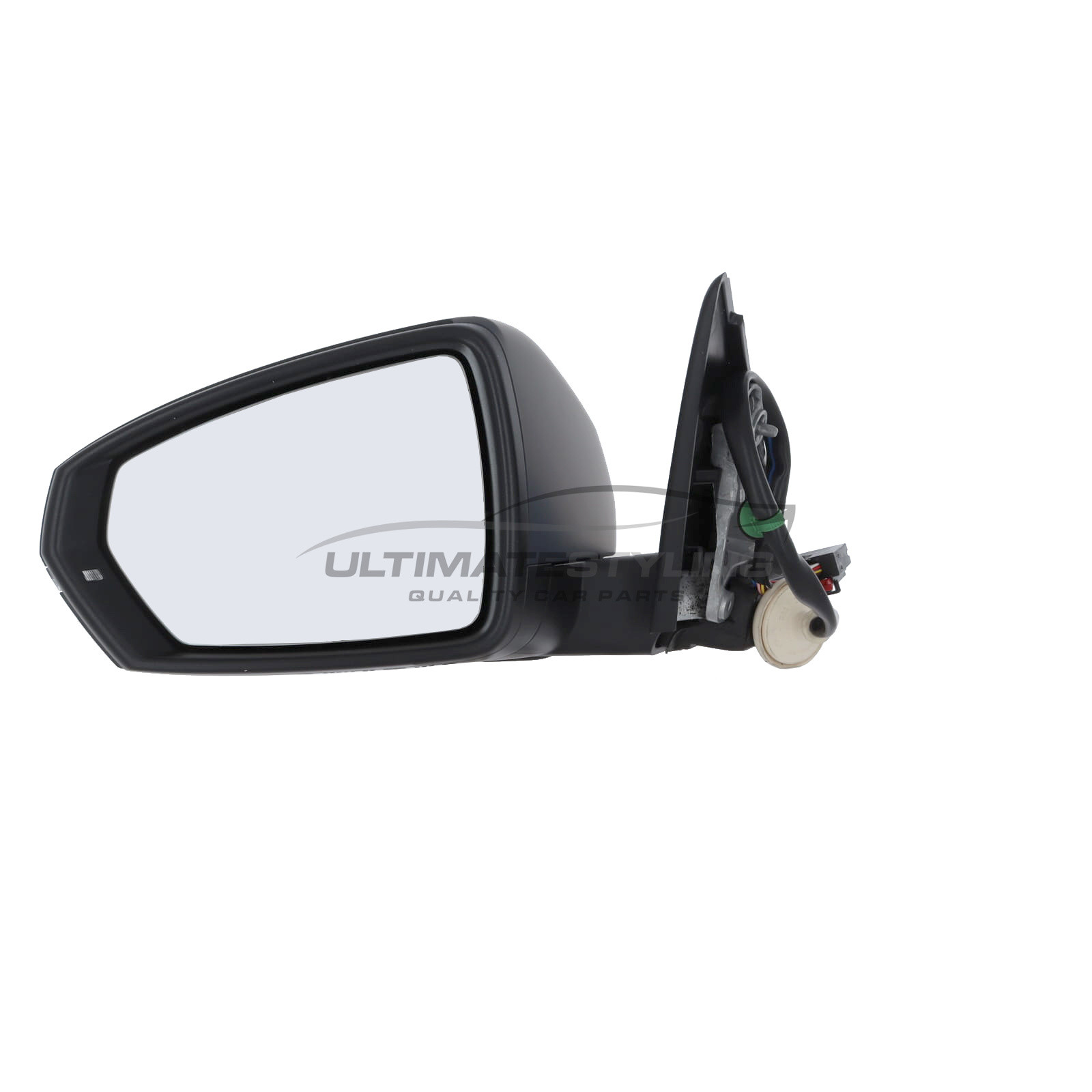 Audi A1 Wing Mirror / Door Mirror - Passenger Side (LH) - Electric adjustment - Heated Glass - Power Folding - Indicator - Primed