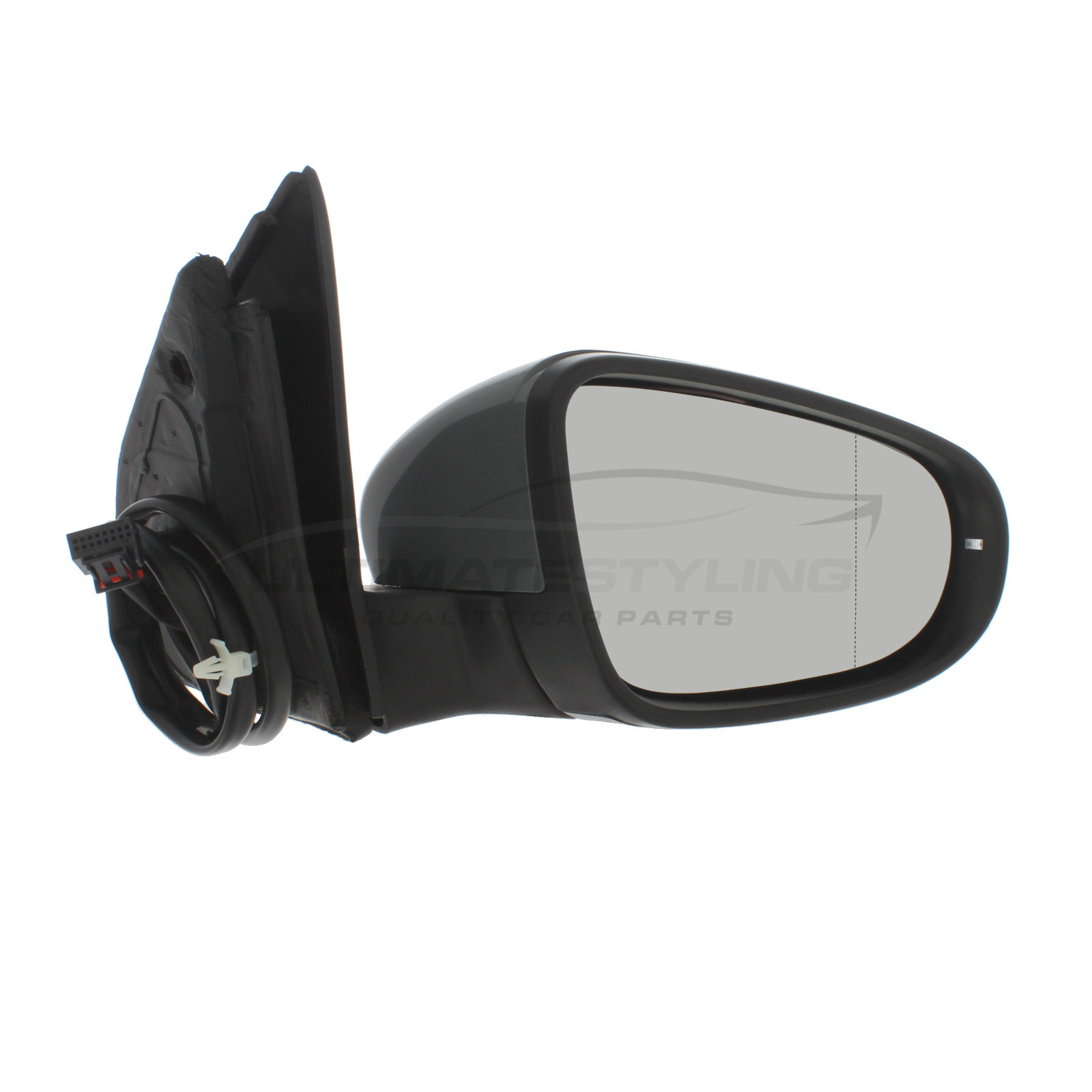 Volkswagen Golf Wing Mirror / Door Mirror - Drivers Side (RH) - Electric adjustment - Heated Glass - Indicator - Primed