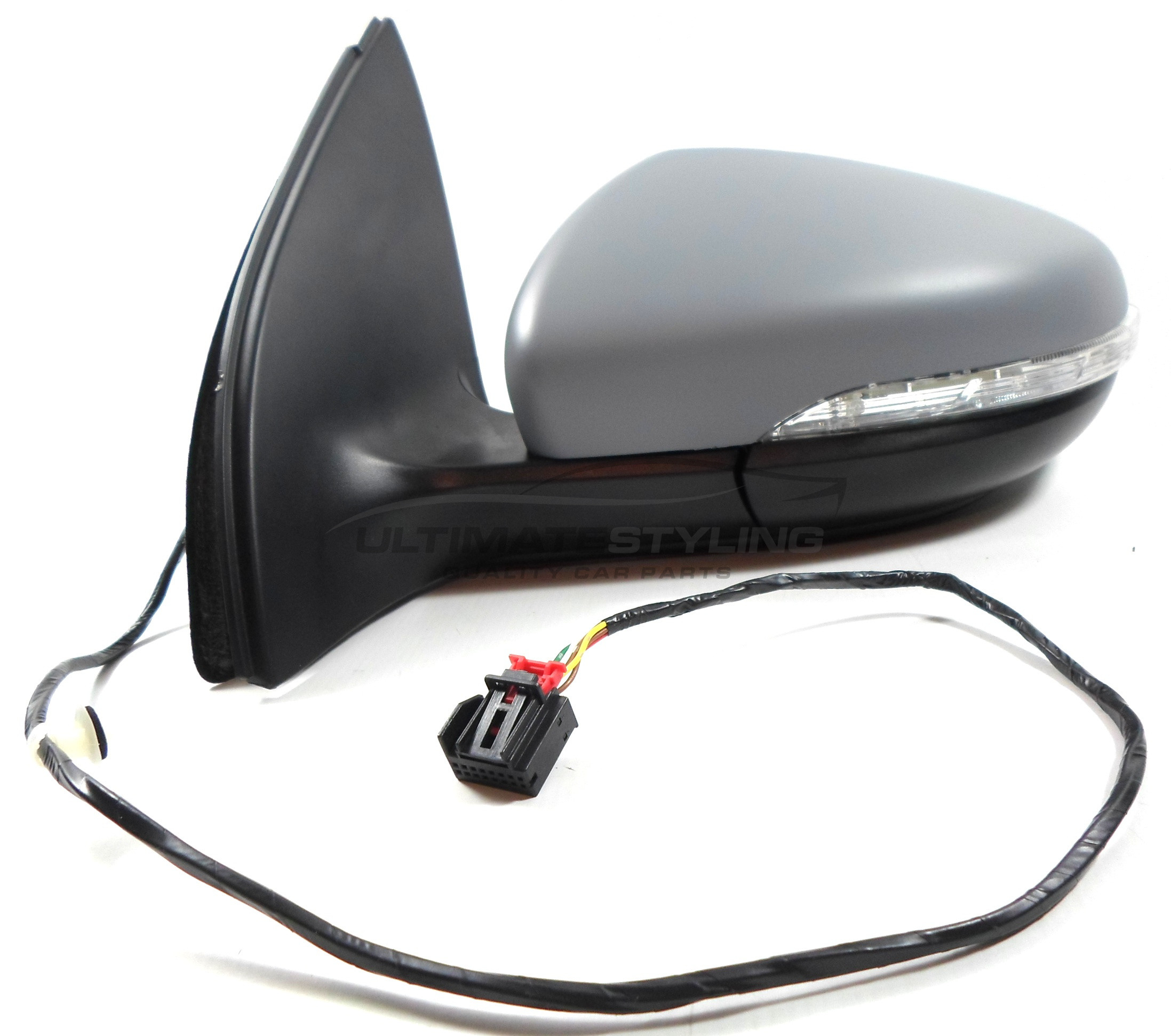 Volkswagen Golf Wing Mirror / Door Mirror - Passenger Side (LH) - Electric adjustment - Heated Glass - Indicator - Primed