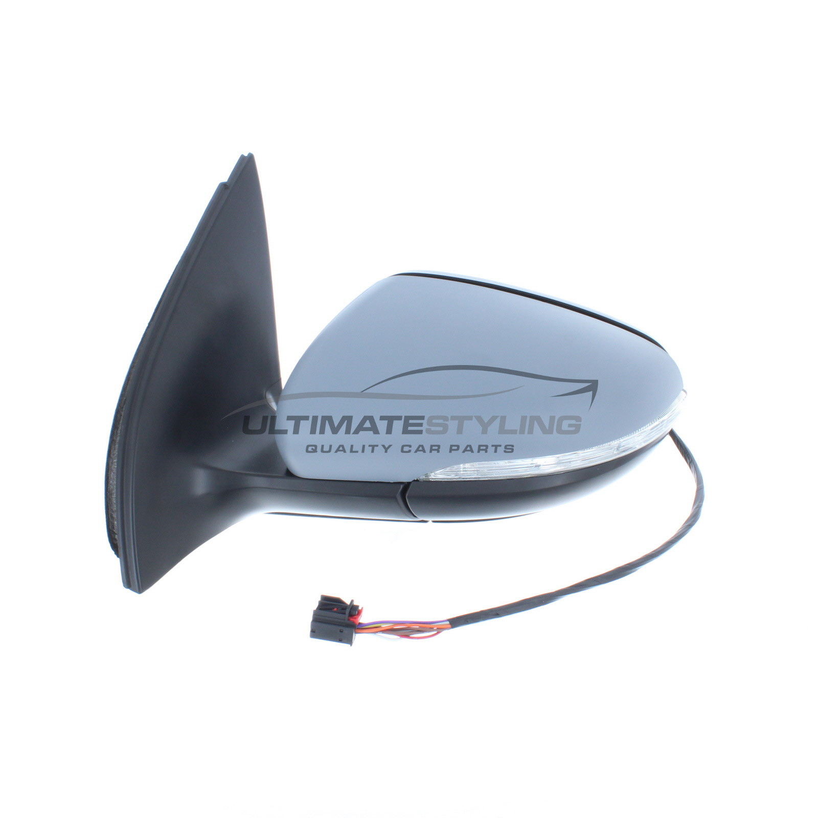 Volkswagen Golf Wing Mirror / Door Mirror - Passenger Side (LH) - Electric adjustment - Heated Glass - Power Folding - Indicator - Puddle Light - Primed
