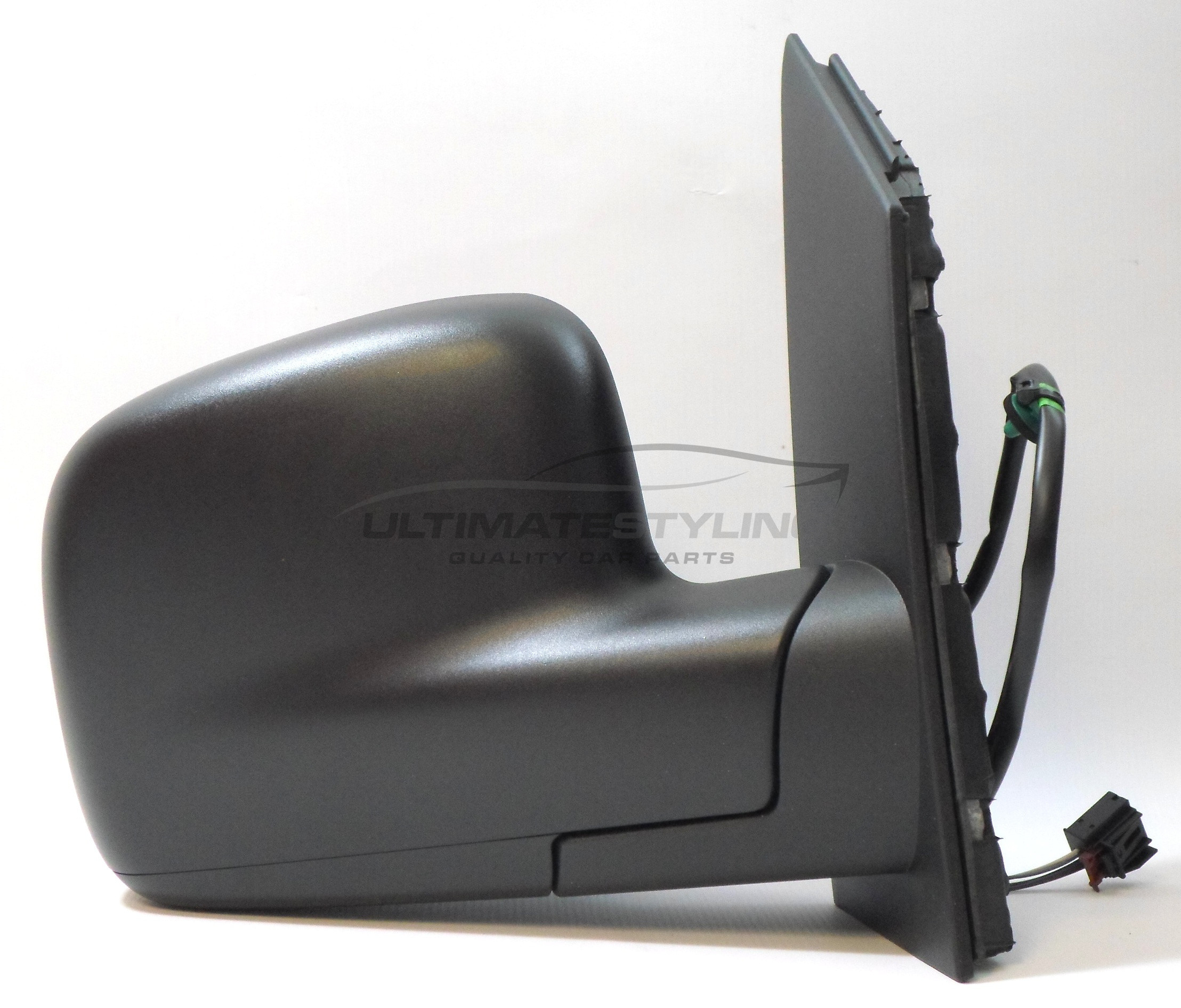 Volkswagen Caddy Wing Mirror / Door Mirror - Drivers Side (RH) - Electric adjustment - Heated Glass - Black