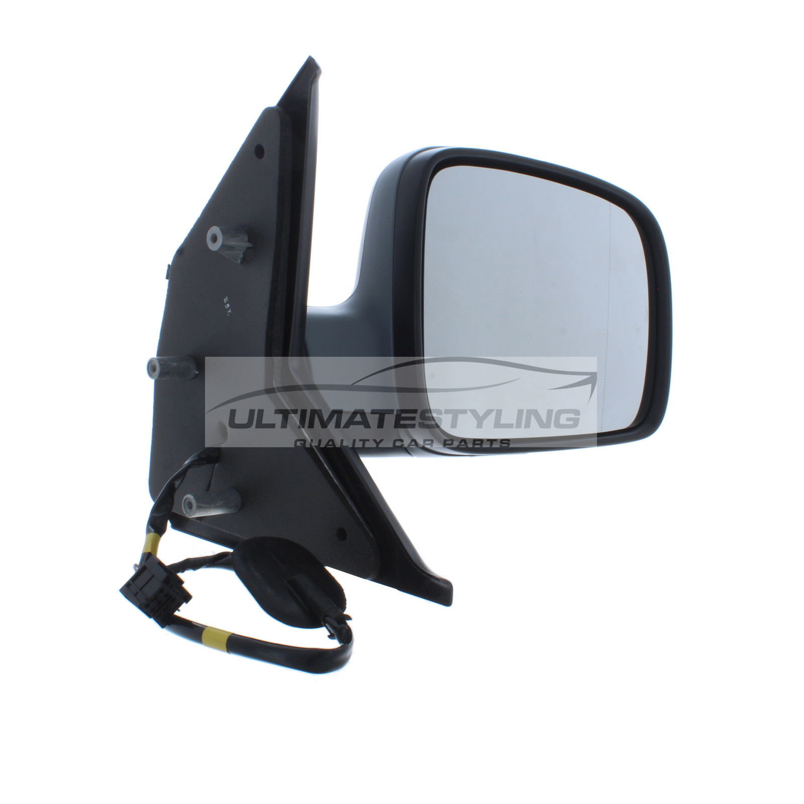 SA9-3 1997 to 2002 Silver Wide Angle Wing/Door Mirror Glass LH Passenger Side