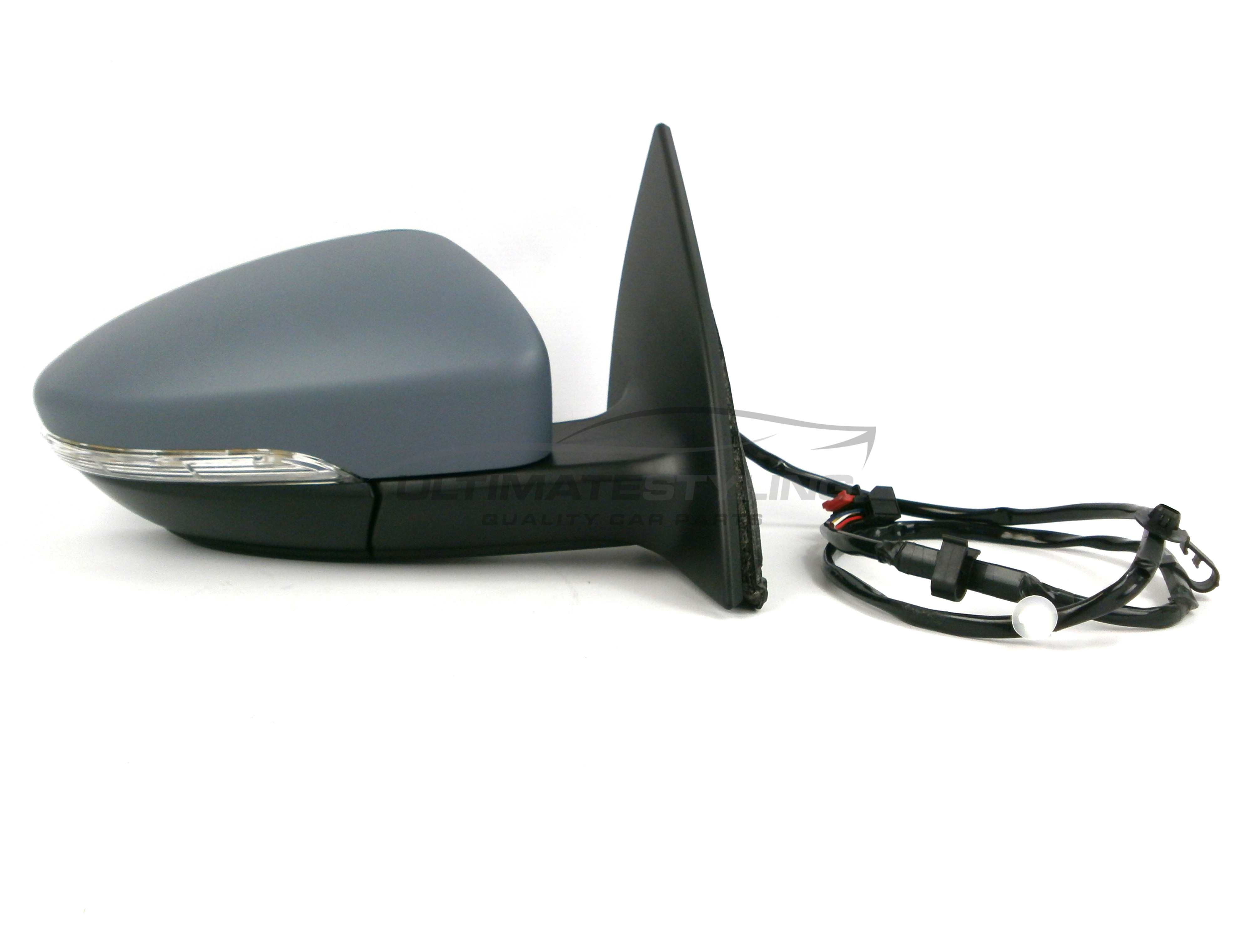 Volkswagen Eos Wing Mirror / Door Mirror - Drivers Side (RH) - Electric adjustment - Heated Glass - Indicator - Primed