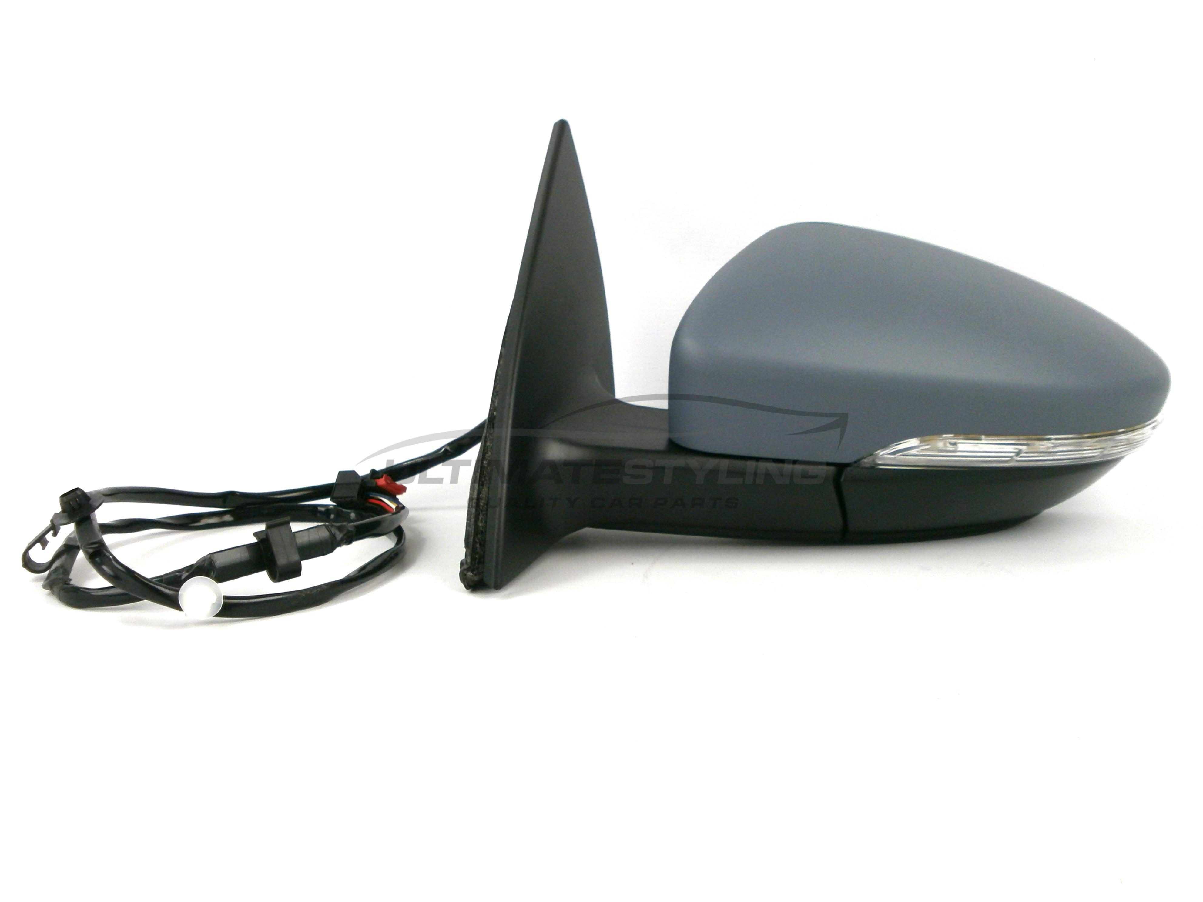 Volkswagen Eos Wing Mirror / Door Mirror - Passenger Side (LH) - Electric adjustment - Heated Glass - Indicator - Primed
