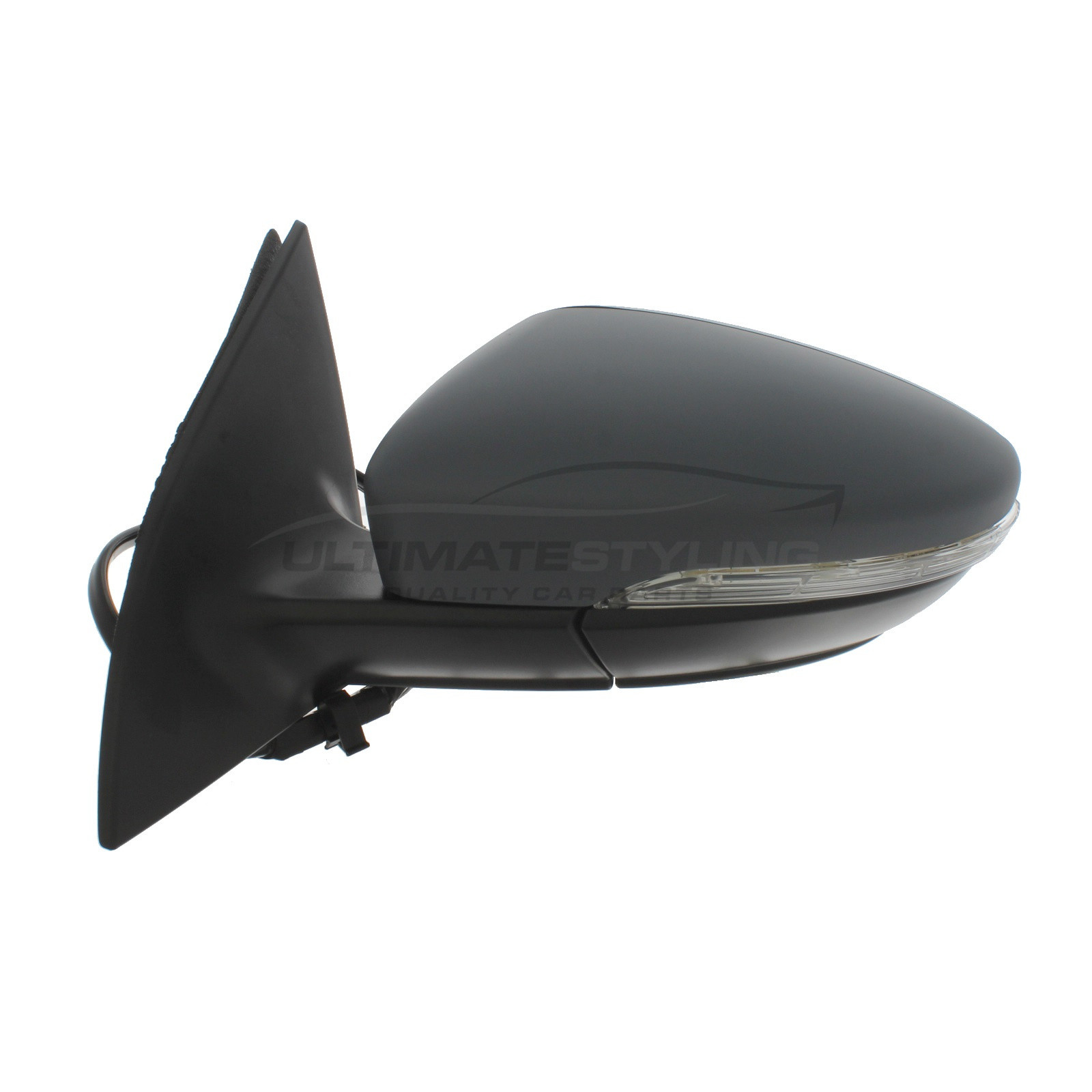 VW Scirocco Wing Mirror / Door Mirror - Passenger Side (LH) - Electric adjustment - Heated Glass - Power Folding - Indicator - Primed