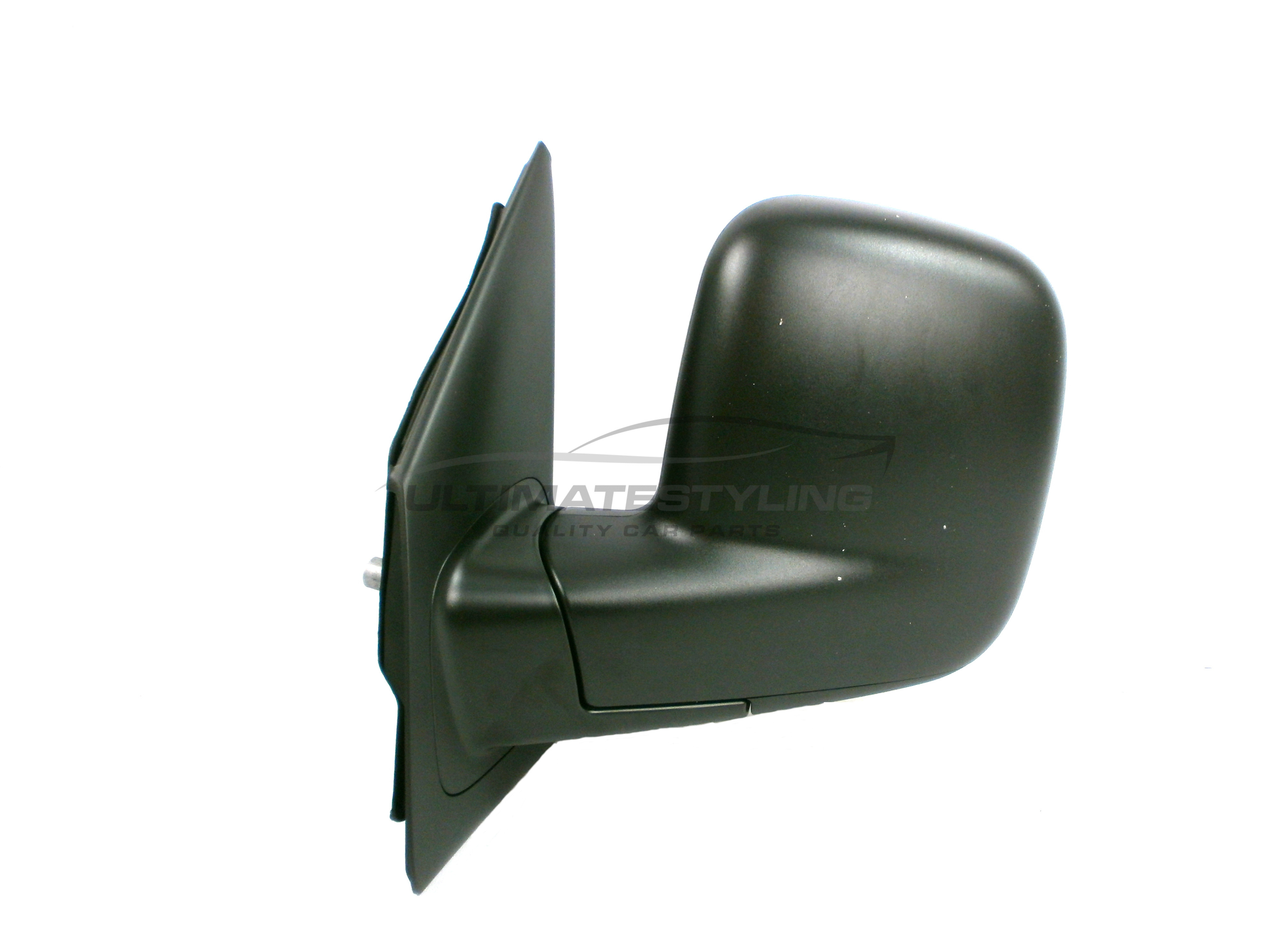 Volkswagen T5 Transporter Van Caravelle 2003-2010 Manual Black Door Wing Mirror LH