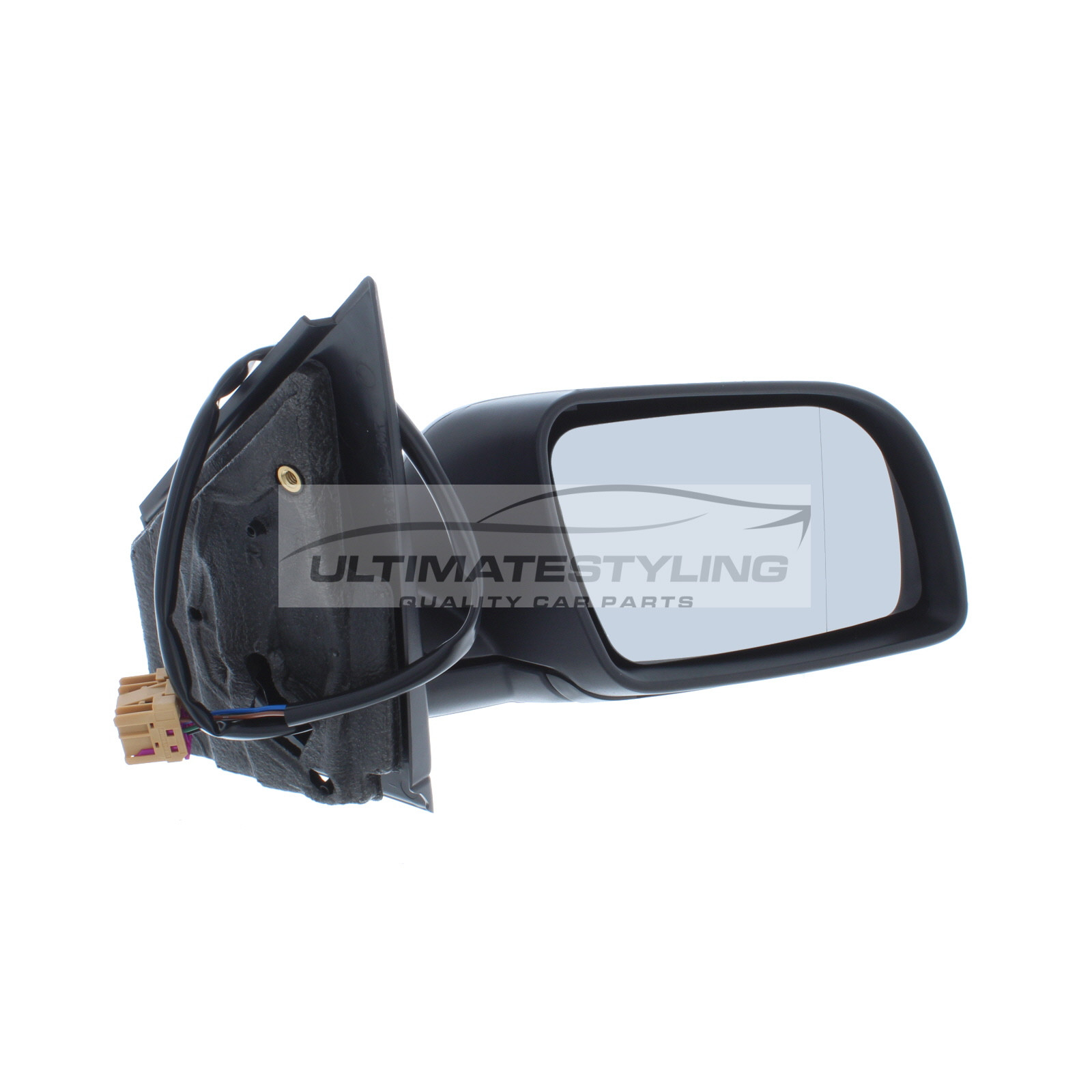 Volkswagen Polo Wing Mirror / Door Mirror - Drivers Side (RH) - Electric adjustment - Heated Glass - Black