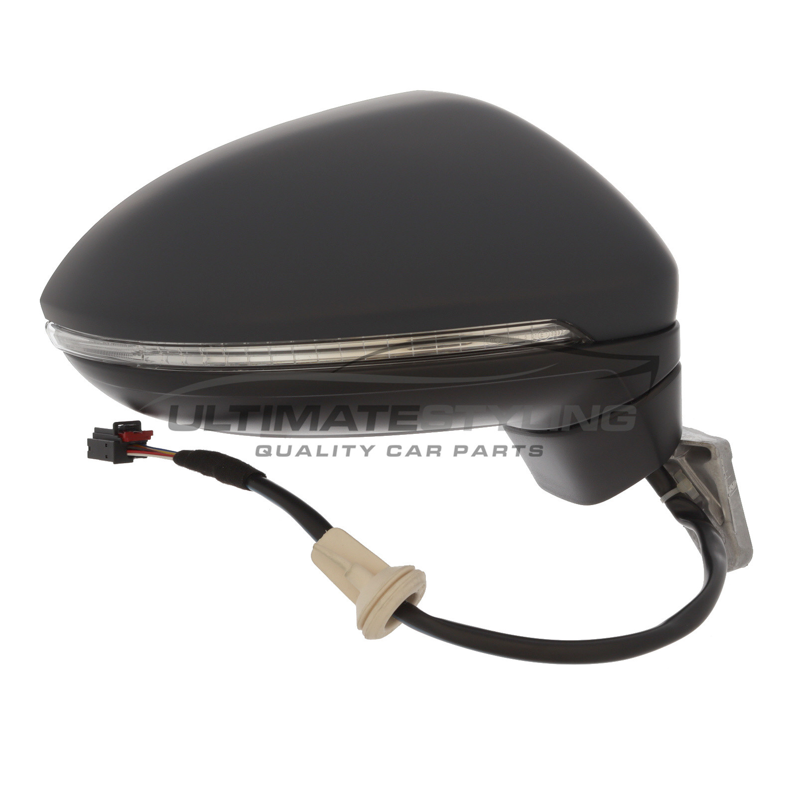 VW Touran Wing Mirror / Door Mirror - Drivers Side (RH) - Electric adjustment - Heated Glass - Power Folding - Indicator - Puddle Light - Primed