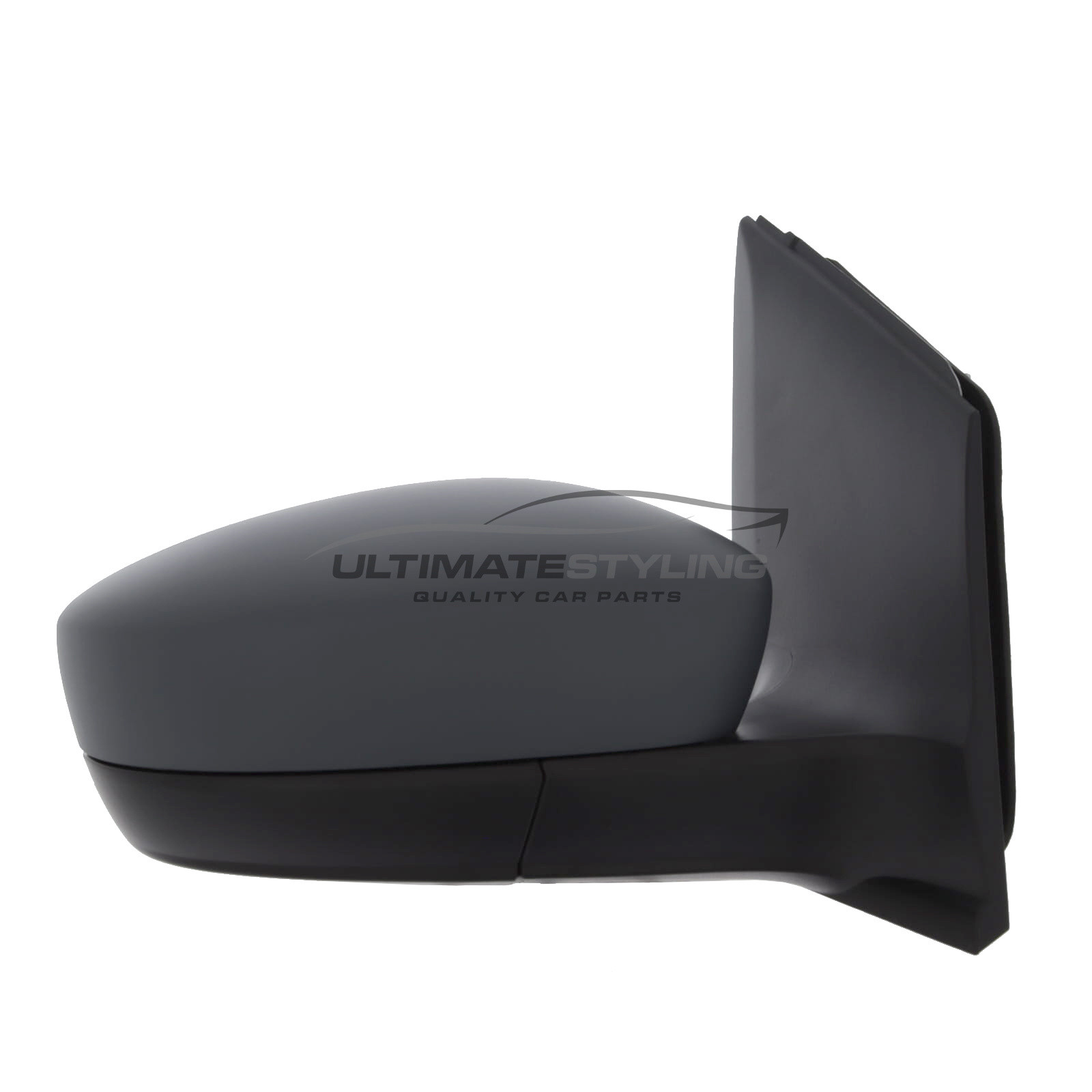 Seat Mii, Skoda Citigo, VW Up Wing Mirror / Door Mirror - Drivers Side (RH) - Cable adjustment - Non-Heated Glass - Primed