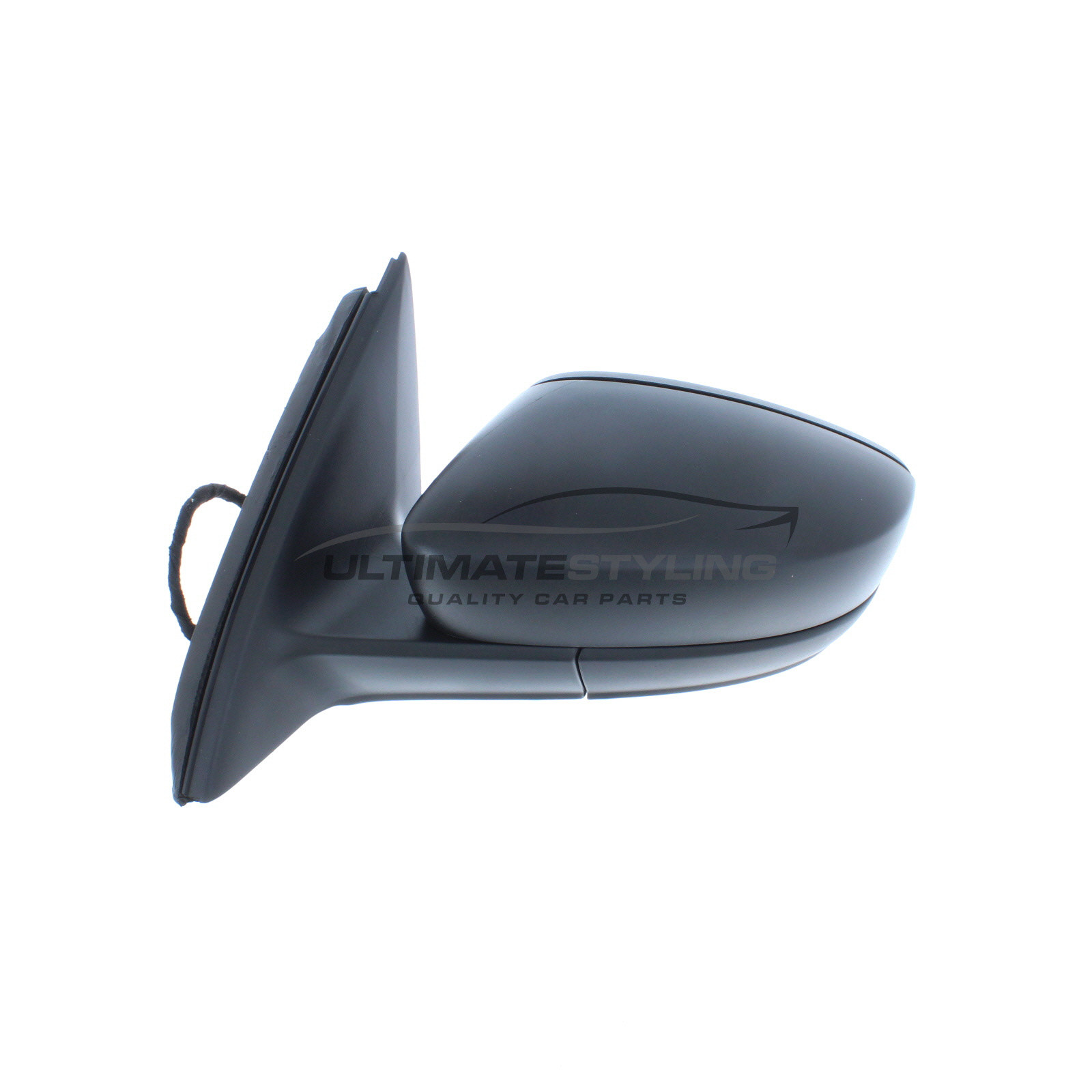 Seat Toledo, Skoda Rapid Wing Mirror / Door Mirror - Passenger Side (LH) - Electric adjustment - Heated Glass - Black