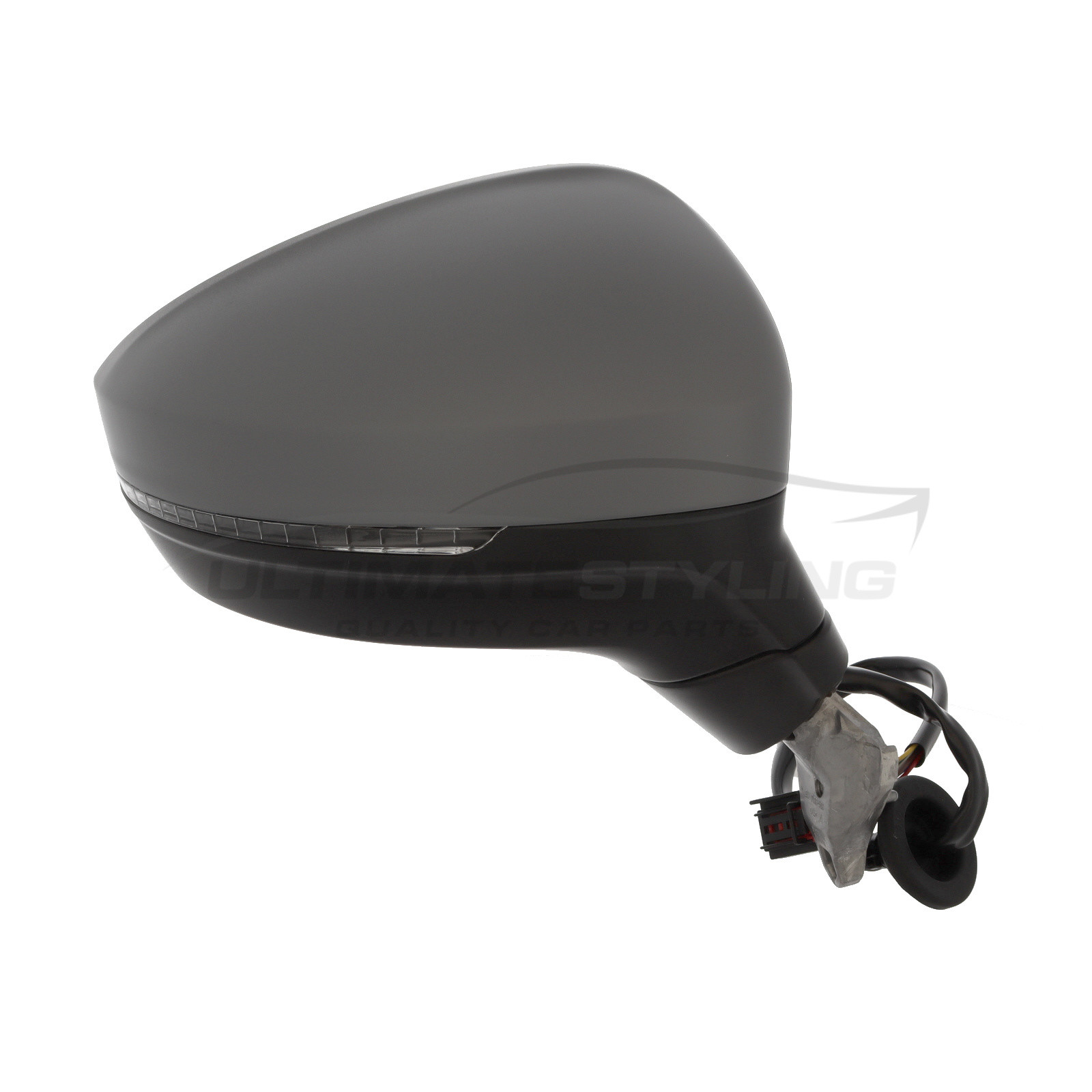 VW Tiguan Wing Mirror / Door Mirror - Drivers Side (RH) - Electric adjustment - Heated Glass - Indicator - Primed