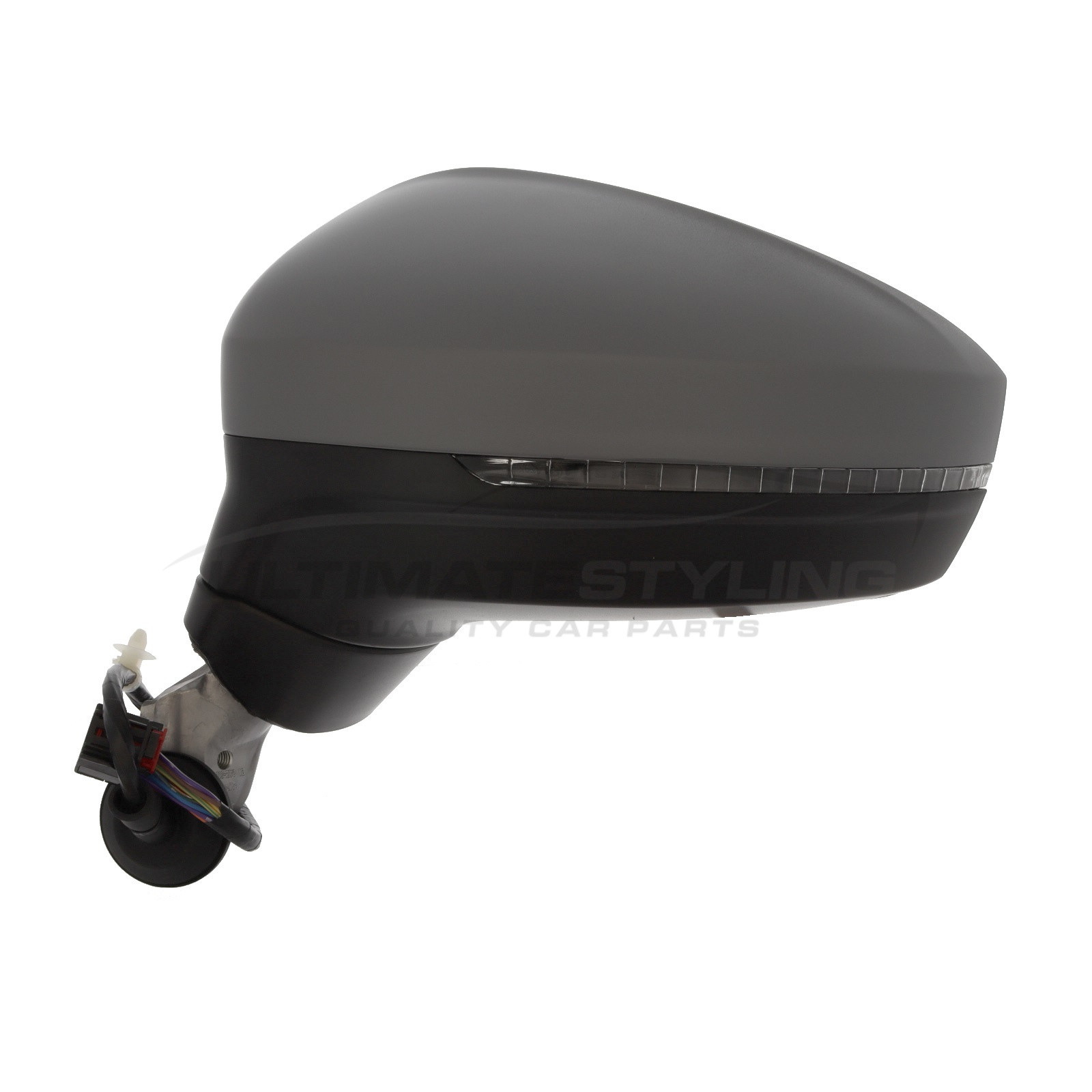 VW Tiguan Wing Mirror / Door Mirror - Passenger Side (LH) - Electric adjustment - Heated Glass - Power Folding - Indicator - Puddle Light - Primed