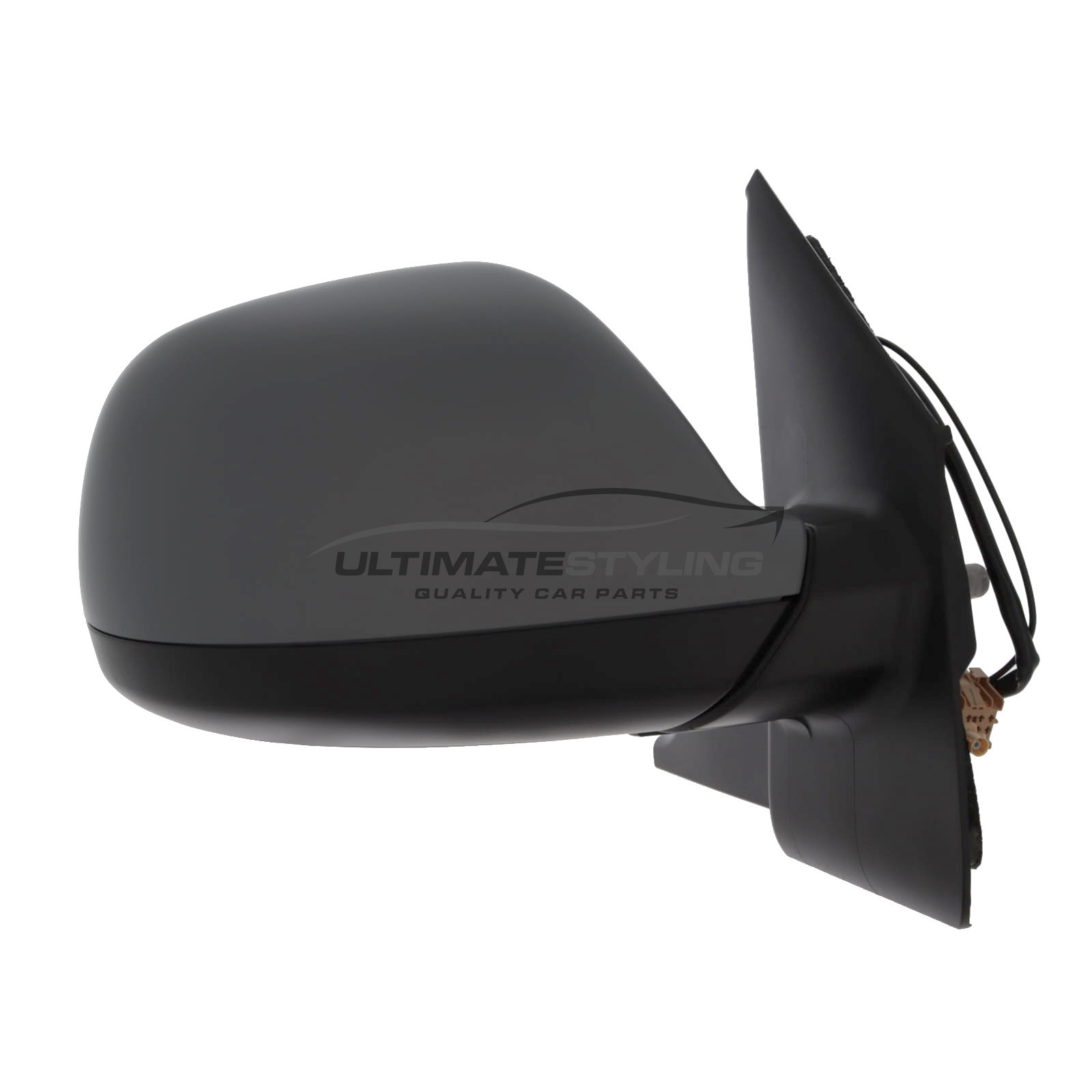 Volkswagen Caravelle T5.1 / Transporter T5.1 2010-2016 Wing Door Mirror - Electric - Heated - Aspherical Glass - Aerial - Primed Cover - Drivers Side Offside Right Hand