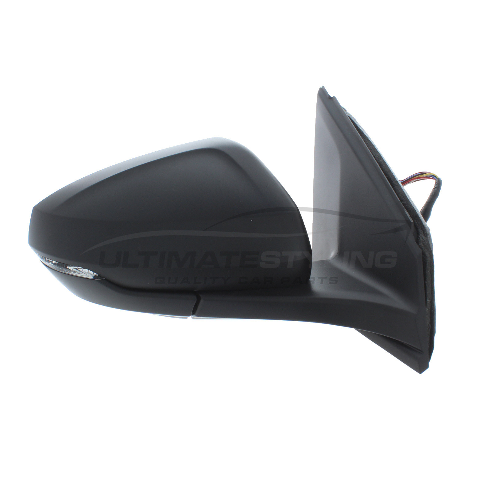 VW Polo Wing Mirror / Door Mirror - Drivers Side (RH) - Electric adjustment - Heated Glass - Power Folding - Indicator - Puddle Light - Primed