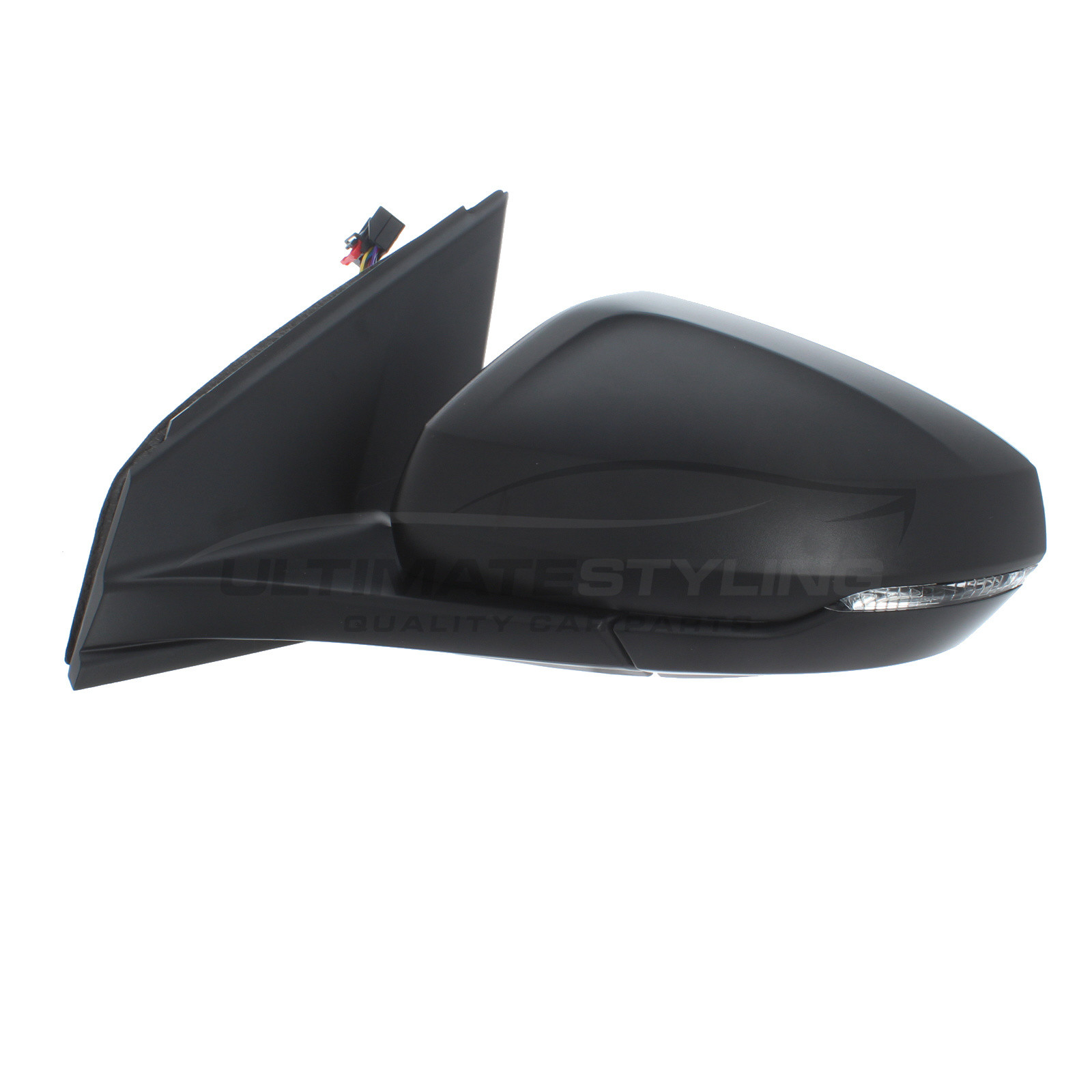 VW Polo Wing Mirror / Door Mirror - Passenger Side (LH) - Electric adjustment - Heated Glass - Power Folding - Indicator - Puddle Light - Primed