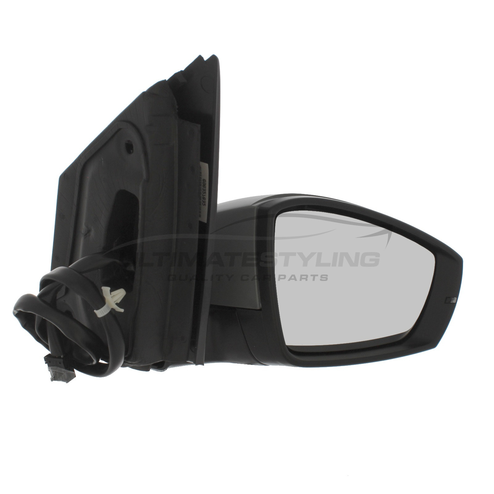 VW Polo Wing Mirror / Door Mirror - Drivers Side (RH) - Electric adjustment - Heated Glass - Power Folding - Indicator - Primed