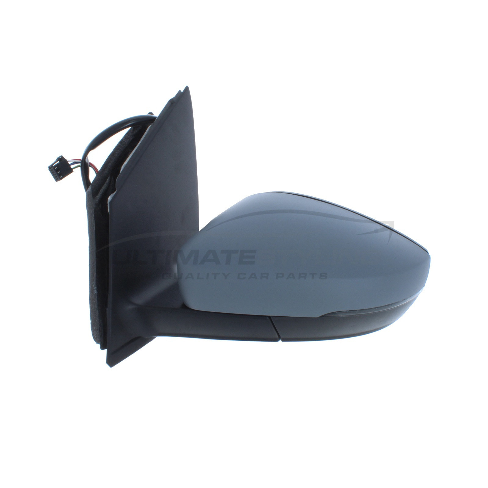 Volkswagen Polo Wing Mirror / Door Mirror - Passenger Side (LH) - Electric adjustment - Heated Glass - Indicator - Primed
