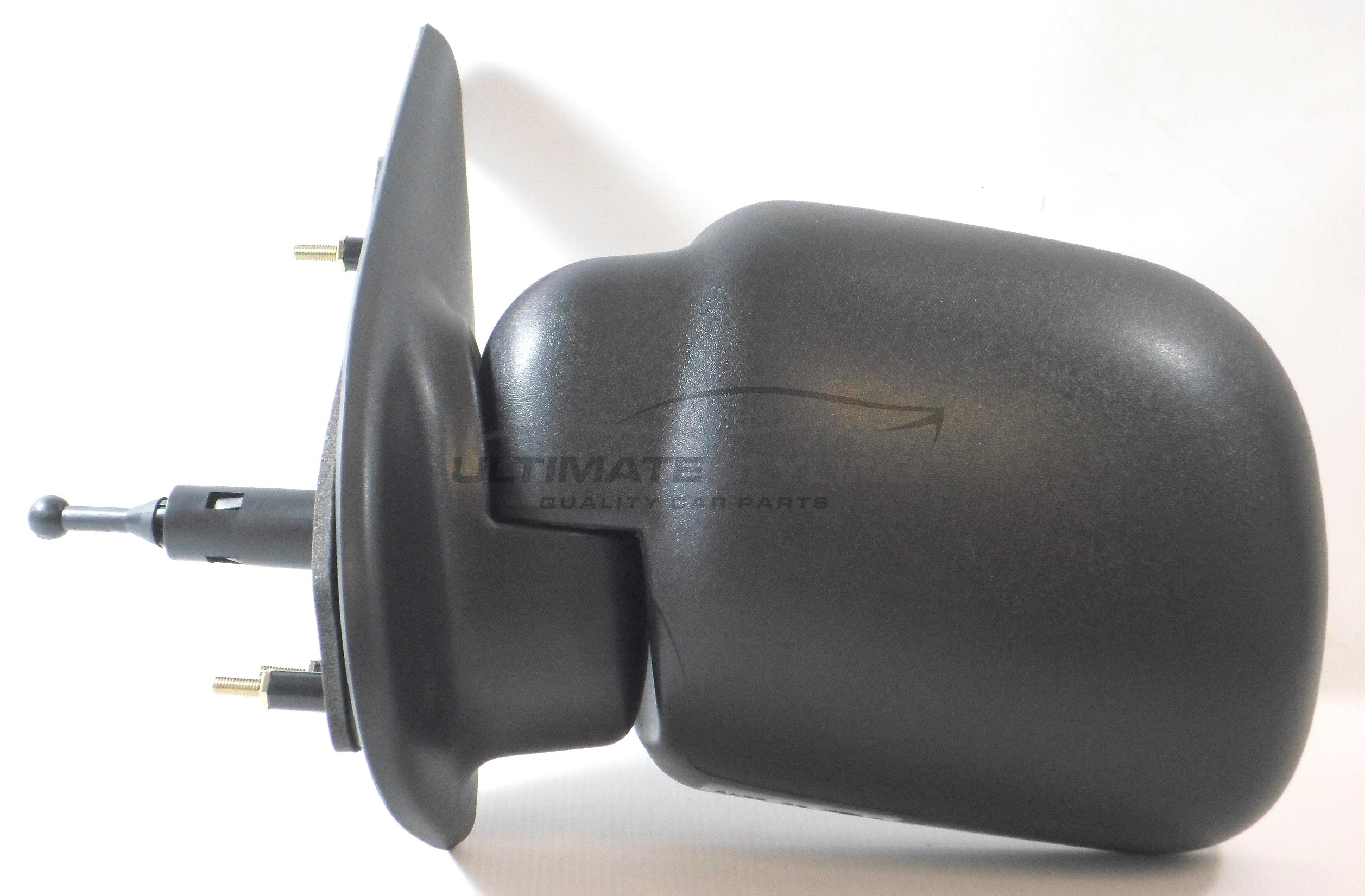 Renault Kangoo Wing Mirror / Door Mirror - Passenger Side (LH) - Cable adjustment - Non-Heated Glass - Black
