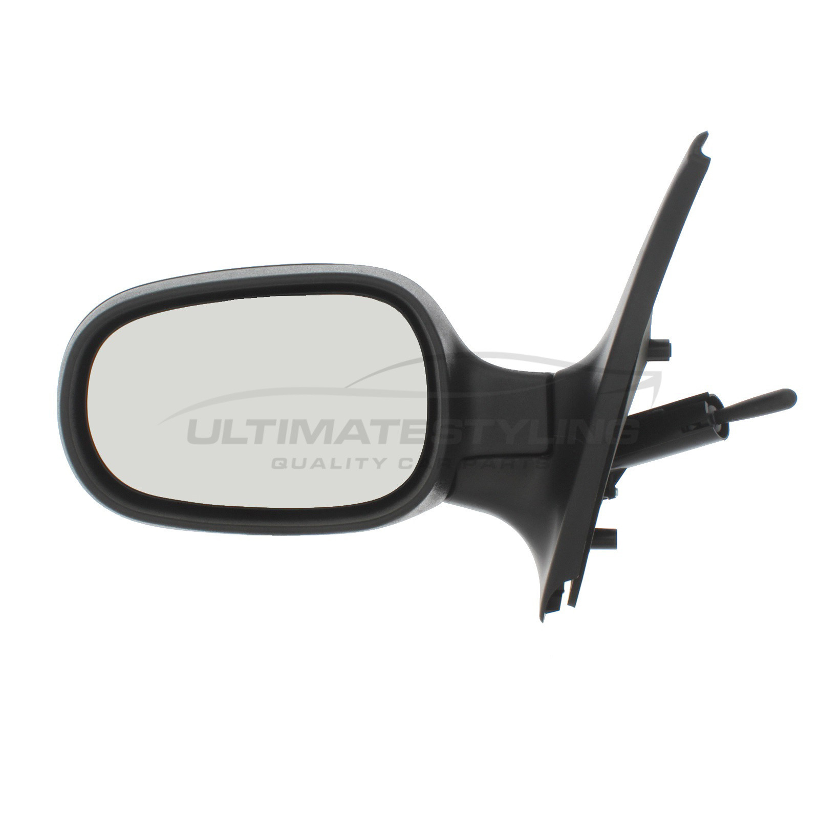 Renault Clio Wing Mirror / Door Mirror - Passenger Side (LH) - Cable adjustment - Non-Heated Glass - Primed