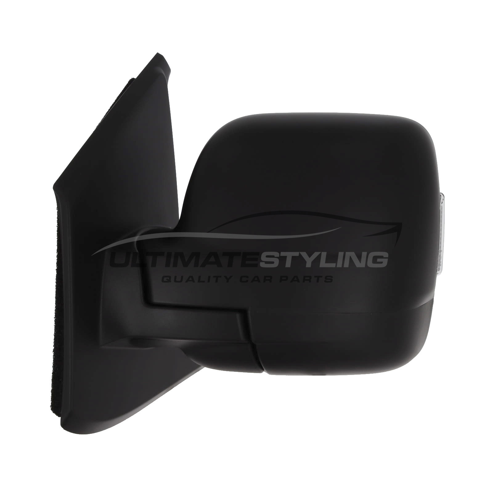 Nissan Primastar, Renault Trafic Wing Mirror / Door Mirror - Passenger Side (LH) - Electric adjustment - Heated Glass - Indicator - Black - Textured
