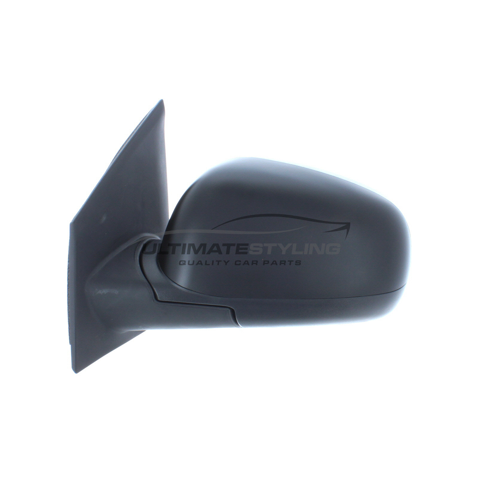 Nissan Note Wing Mirror / Door Mirror - Passenger Side (LH) - Cable adjustment - Non-Heated Glass - Black