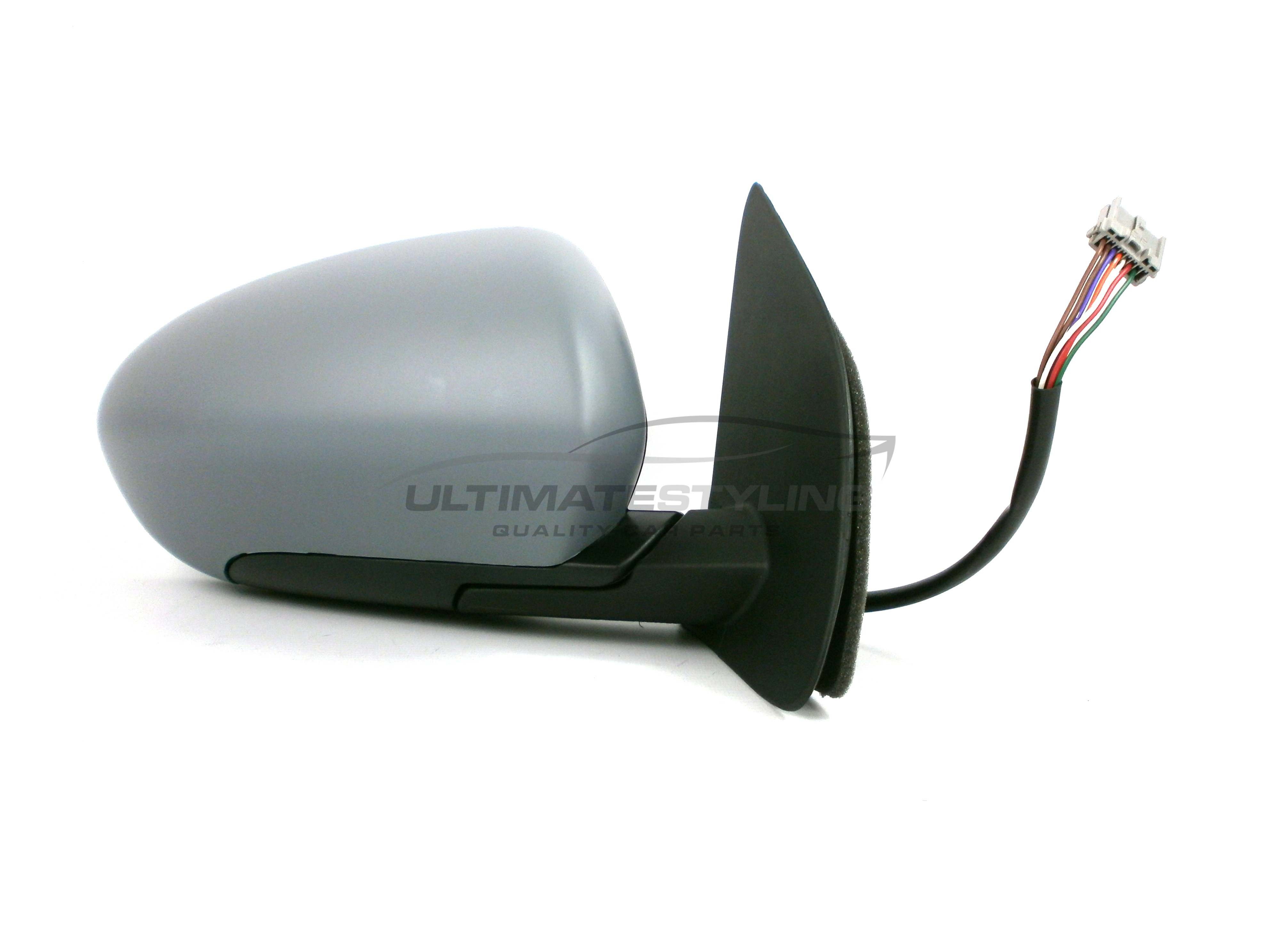 Nissan Qashqai Wing Mirror / Door Mirror - Drivers Side (RH) - Electric adjusting- Heated Glass - Power Folding - Primed