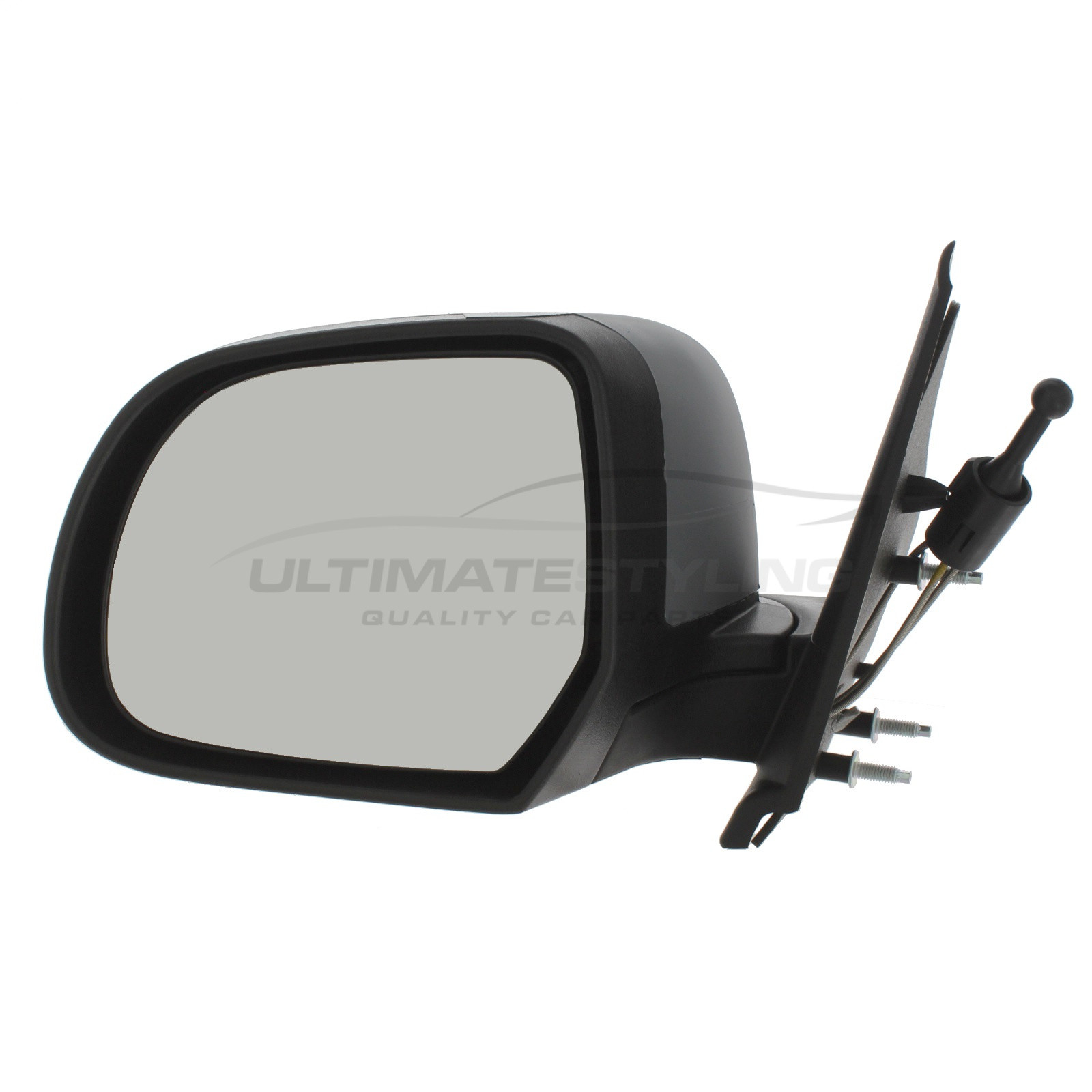 Nissan Micra Wing Mirror / Door Mirror - Passenger Side (LH) - Cable adjustment - Non-Heated Glass - Primed