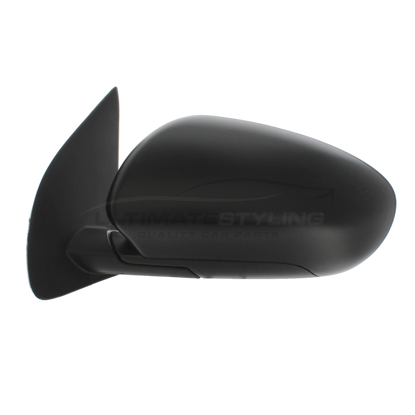 Nissan Qashqai Wing Mirror / Door Mirror - Passenger Side (LH) - Electric adjustment - Heated Glass - Paintable - Black