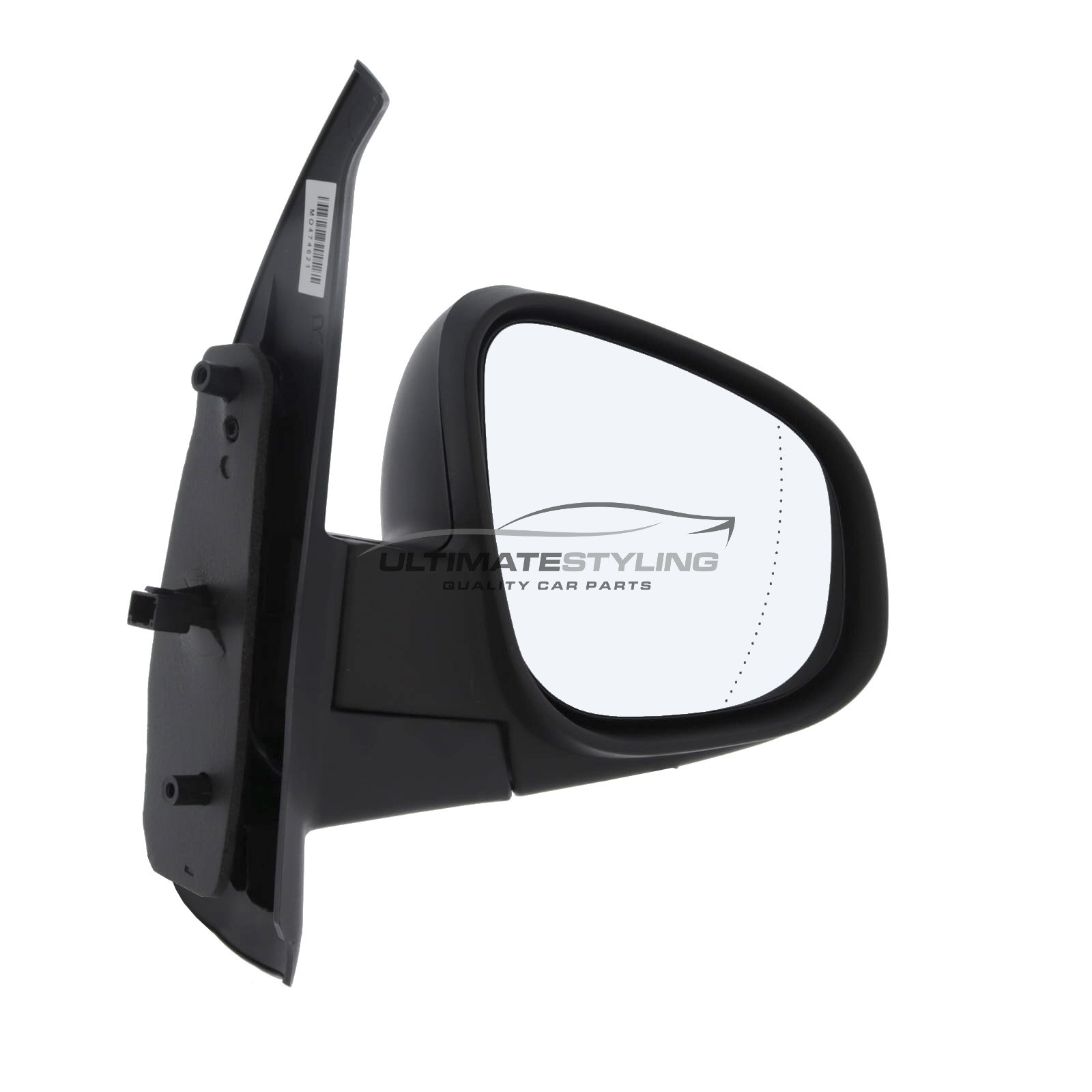 Renualt Kangoo 3/2013> / Mercedes Citan 2012> Electric Adjustment Heated Black Complete Door Mirror With Temperature Sensor RH Side