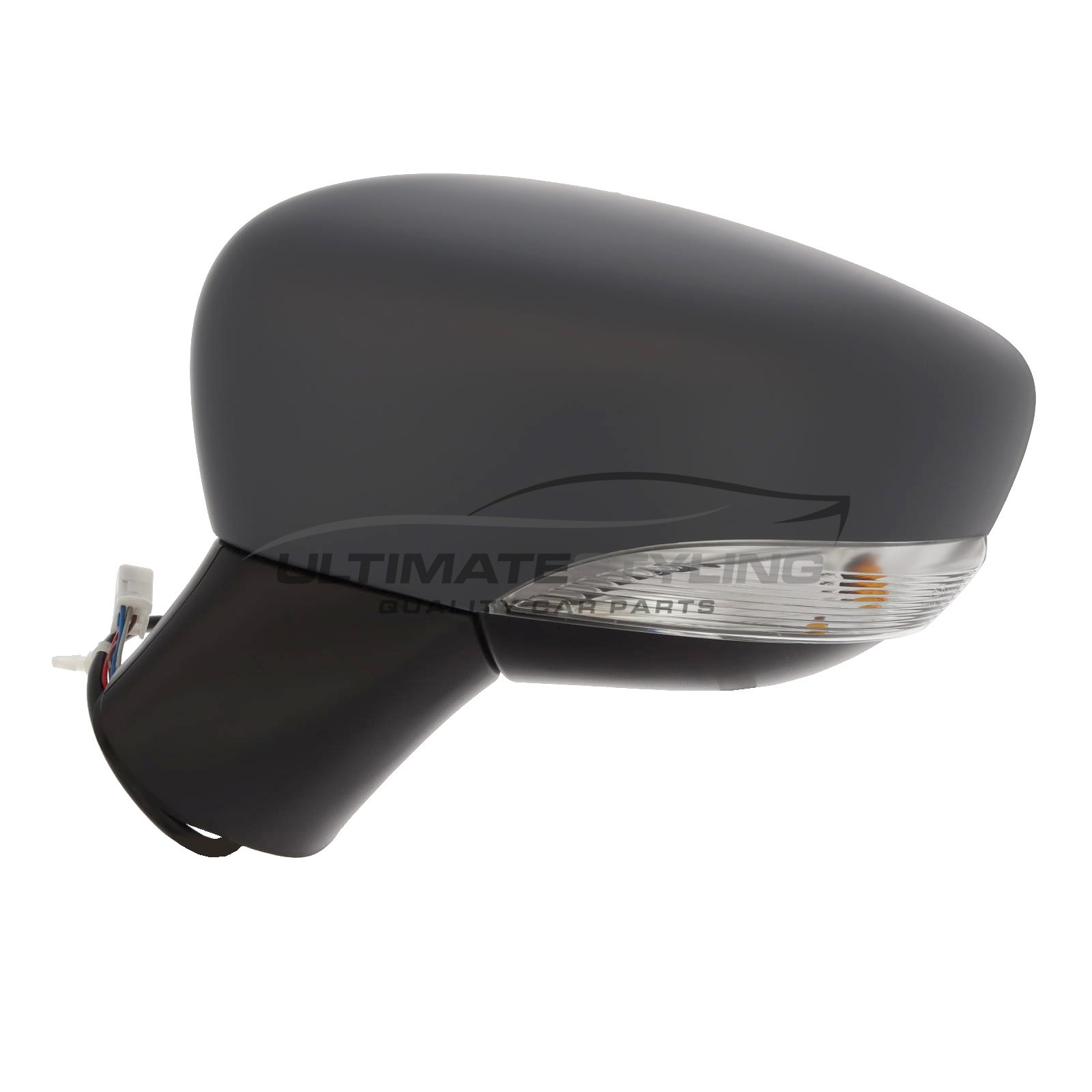 Nissan Micra Wing Mirror / Door Mirror - Passenger Side (LH) - Electric adjustment - Non-Heated Glass - Indicator - Primed