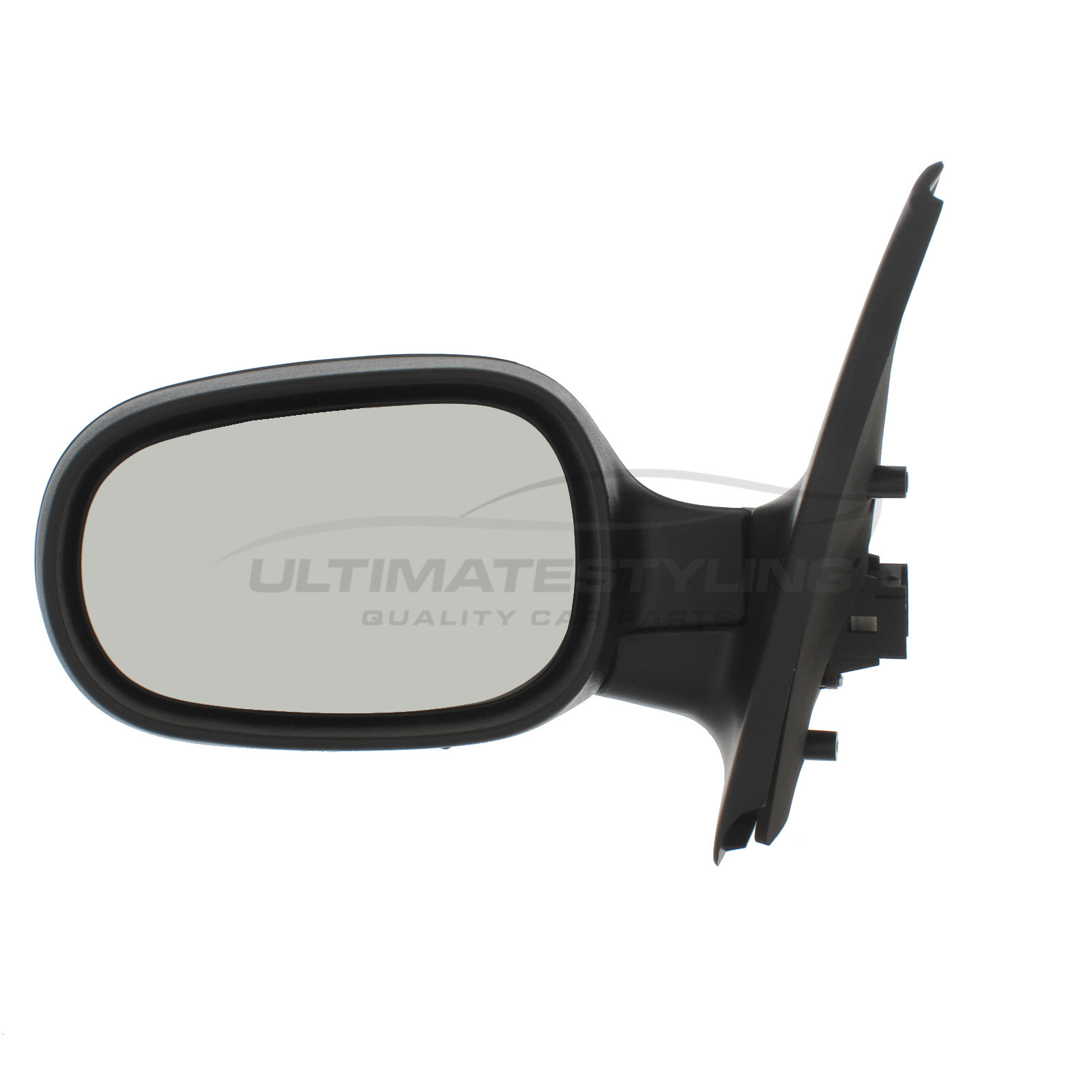 Renault Clio Wing Mirror / Door Mirror - Passenger Side (LH) - Electric adjustment - Heated Glass - Temperature Sensor - Black