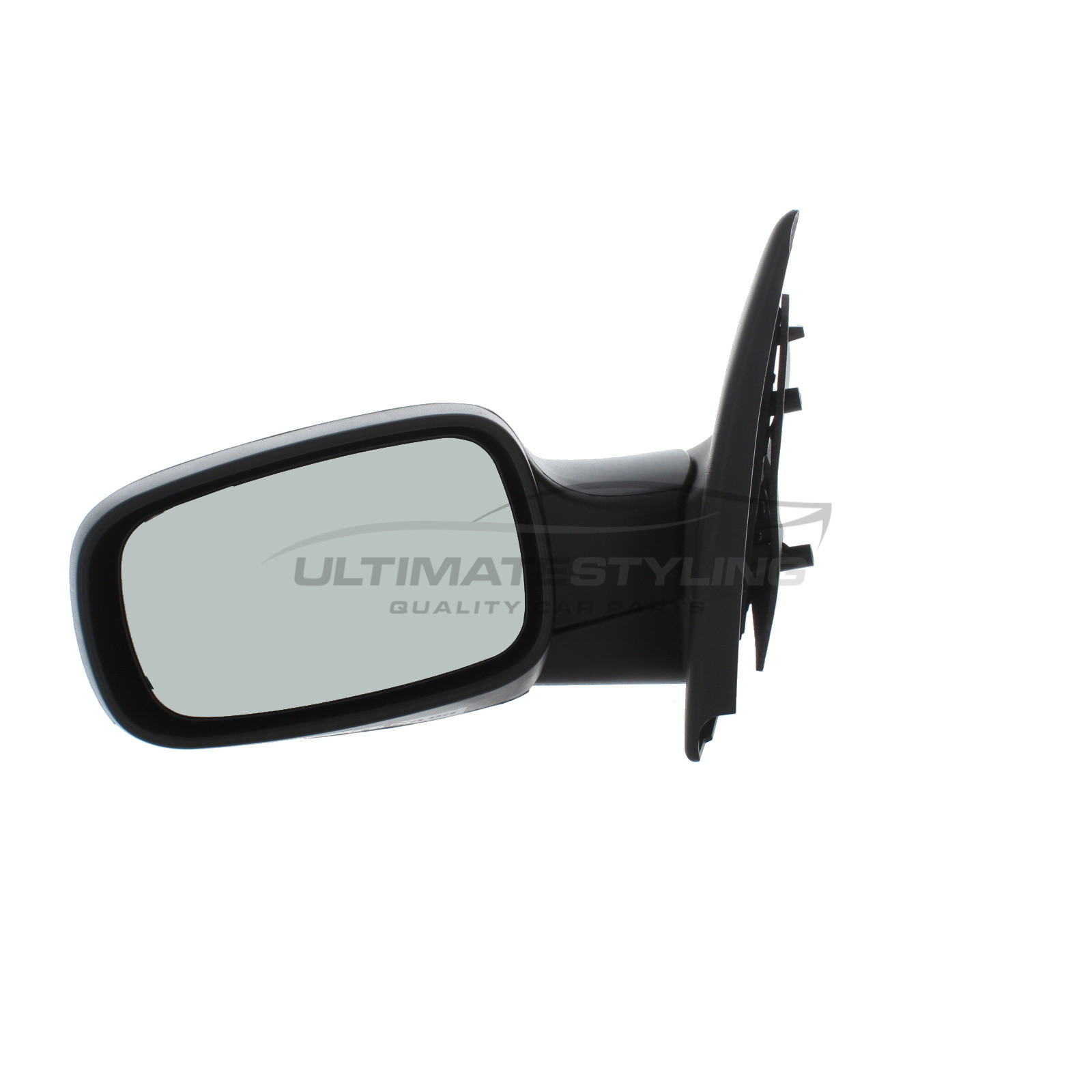 Renault Clio Wing Mirror / Door Mirror - Passenger Side (LH) - Electric adjustment - Heated Glass - Black
