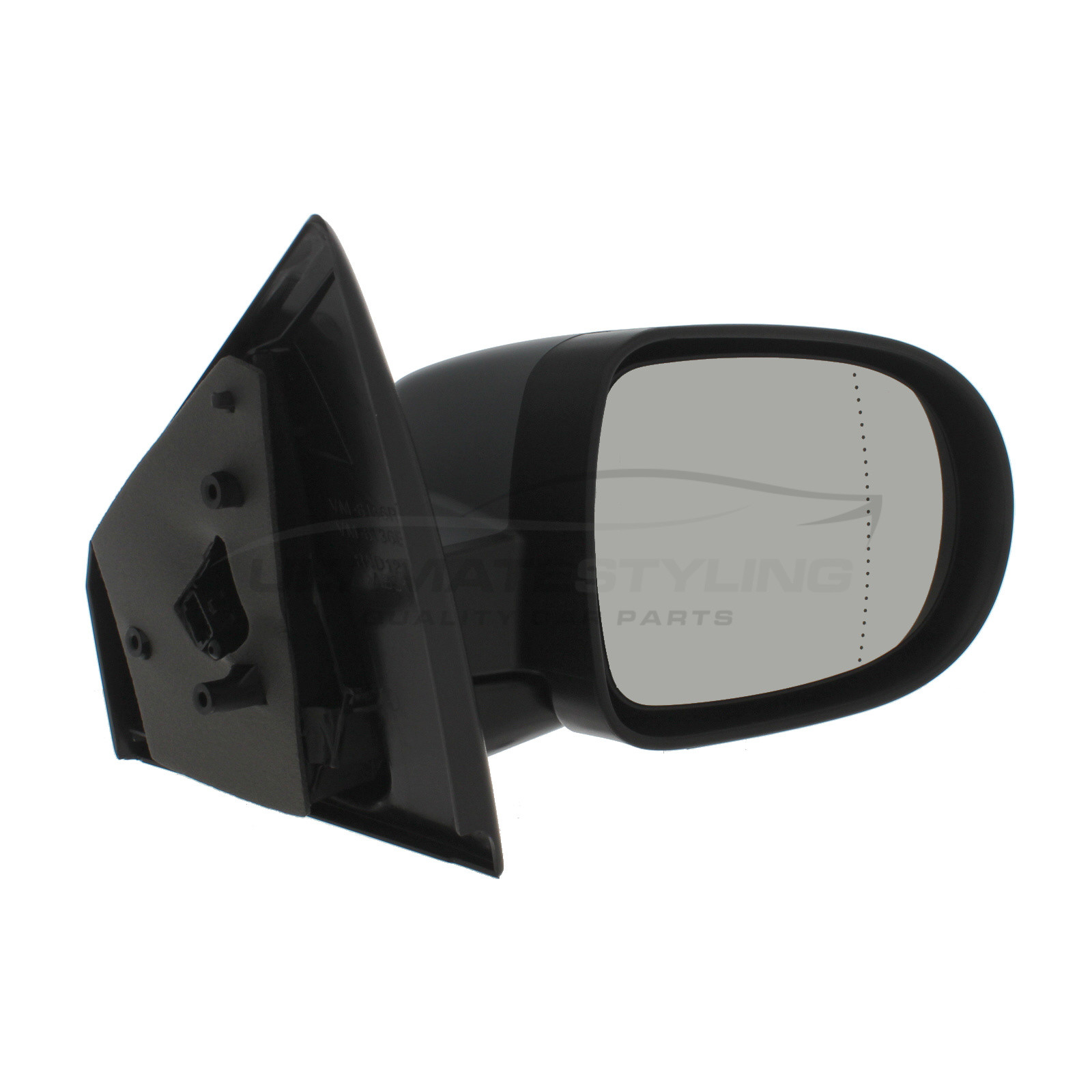 Renault Clio Wing Mirror / Door Mirror - Drivers Side (RH) - Electric adjustment - Heated Glass - Temperature Sensor - Primed