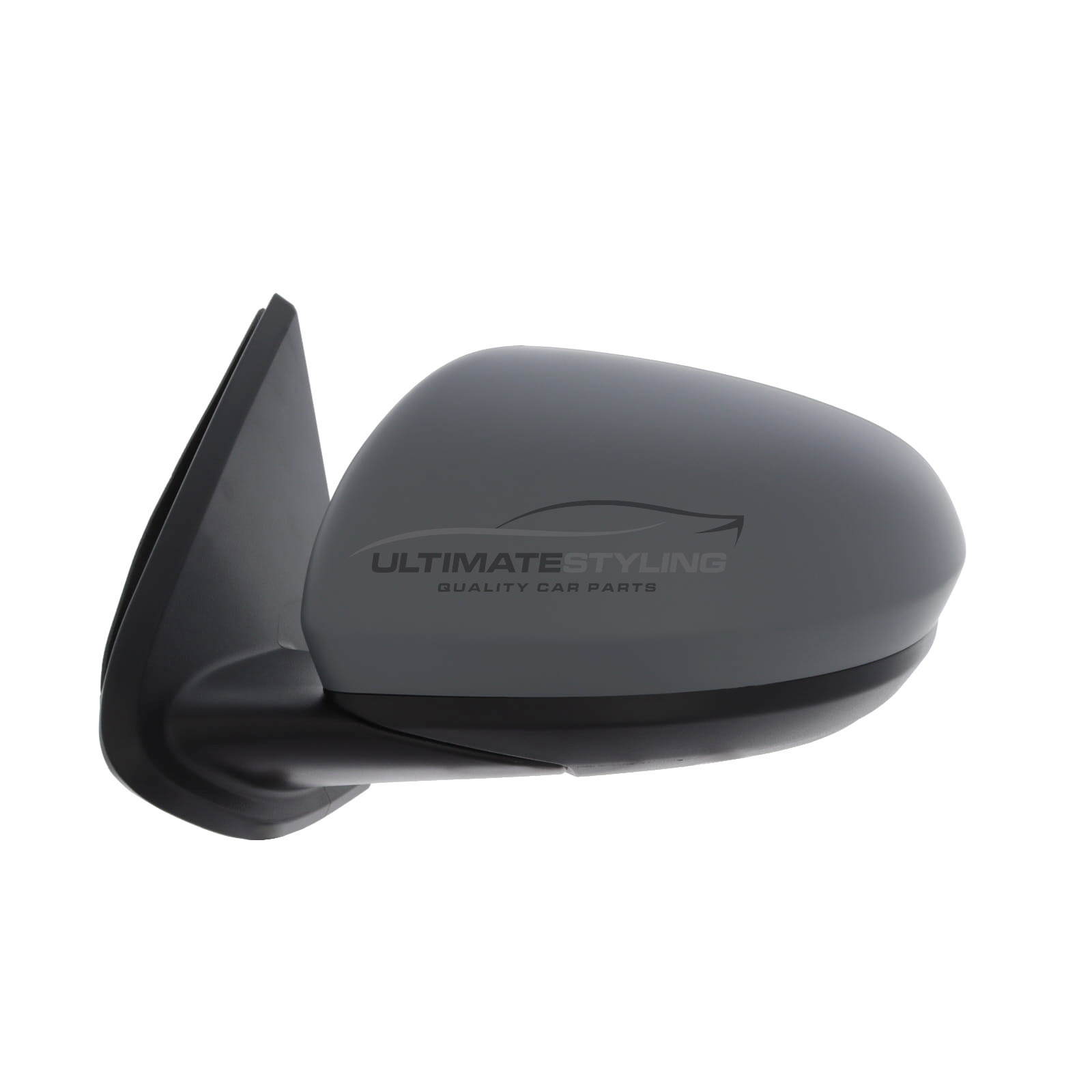 Dacia Duster 2018-2025 Wing Door Mirror - Electric - Heated - Convex Glass - Primed Cover - Passengers Side Nearside Left Hand