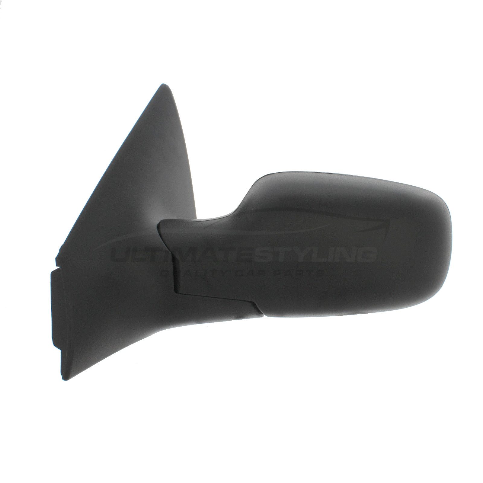 Renault Megane Wing Mirror / Door Mirror - Passenger Side (LH) - Cable adjustment - Non-Heated Glass - Black
