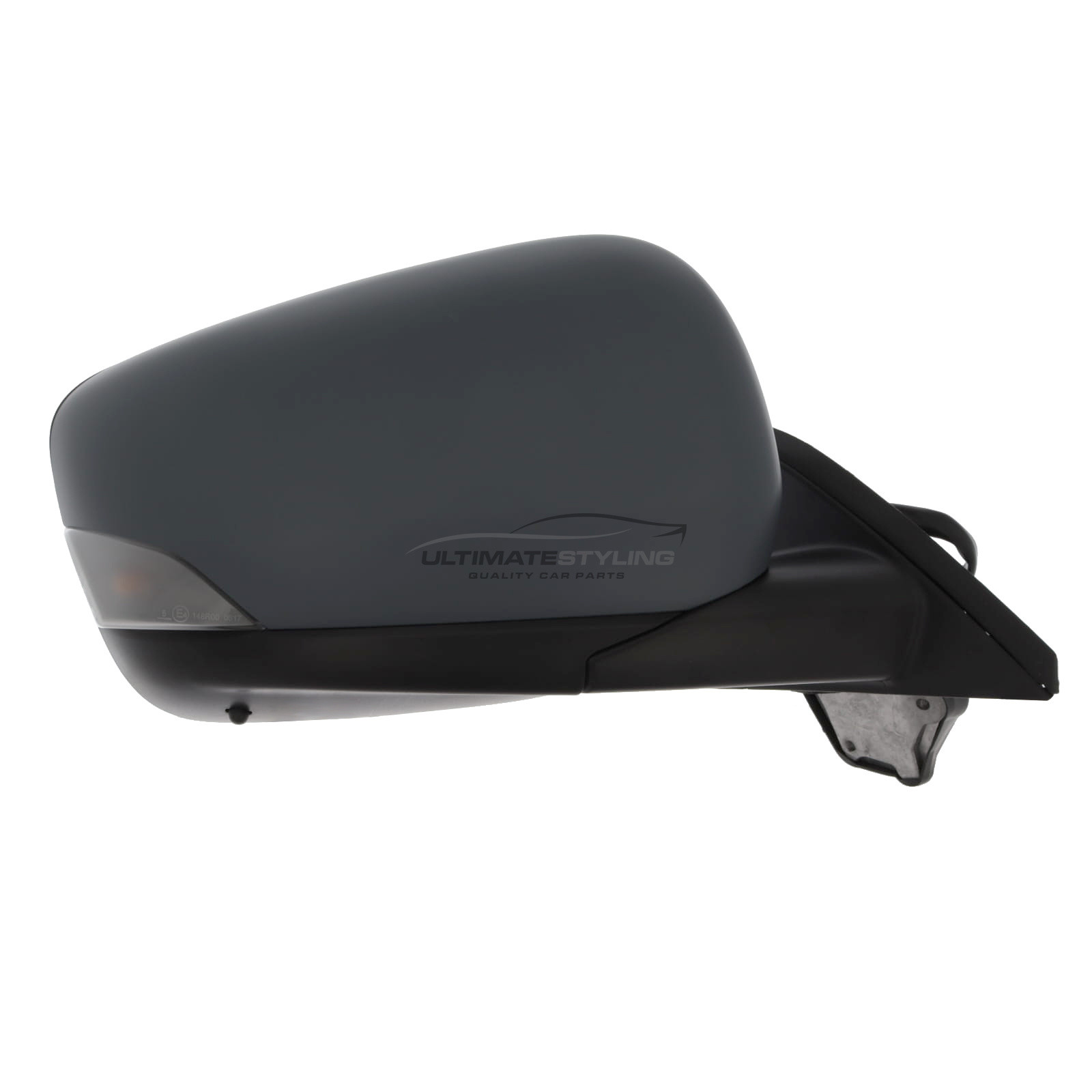 Mercedes Benz Citan 2023->, Nissan Townstar 2023->, Renault Kangoo 2022-> Wing Door Mirror - Electric Power Folding - Heated - Aspherical - Glass - Indicator - Temperature Sensor - Primed Cover - Drivers Side Offside Right Hand