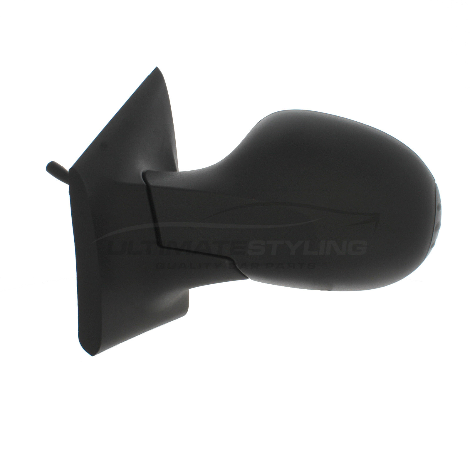 Renault Twingo Wing Mirror / Door Mirror - Passenger Side (LH) - Cable adjustment - Non-Heated Glass - Black