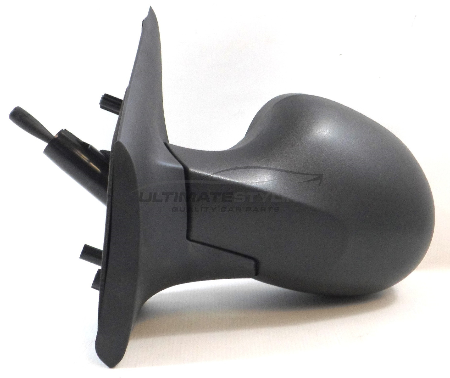 Renault Twingo Wing Mirror / Door Mirror - Passenger Side (LH) - Cable adjustment - Non-Heated Glass - Black