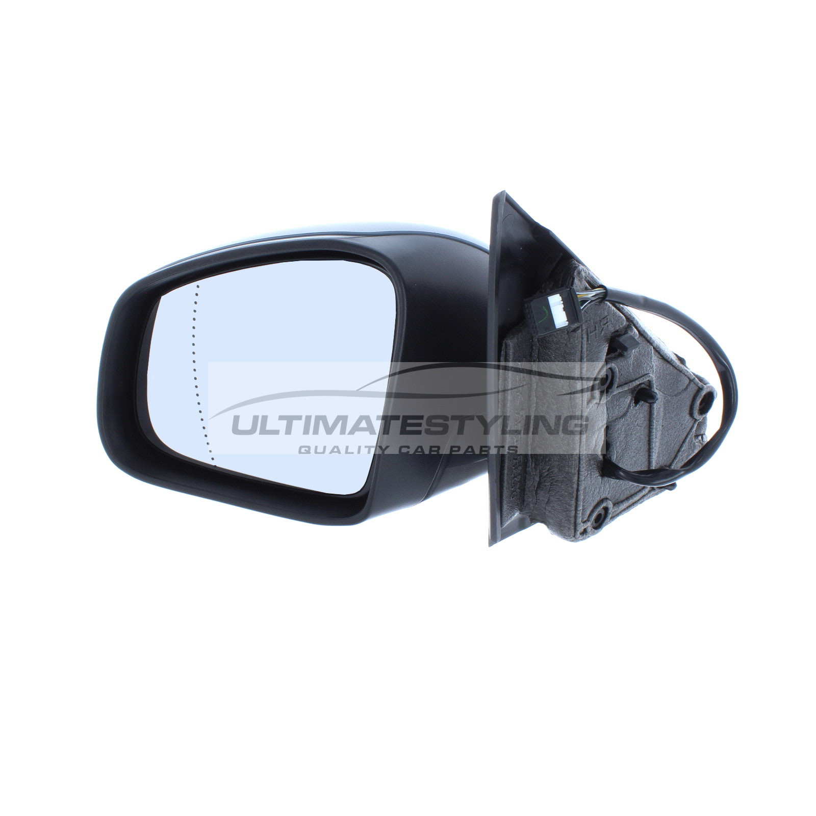 Renault Twingo, Smart Forfour Wing Mirror / Door Mirror - Passenger Side (LH) - Electric adjustment - Heated Glass - Primed