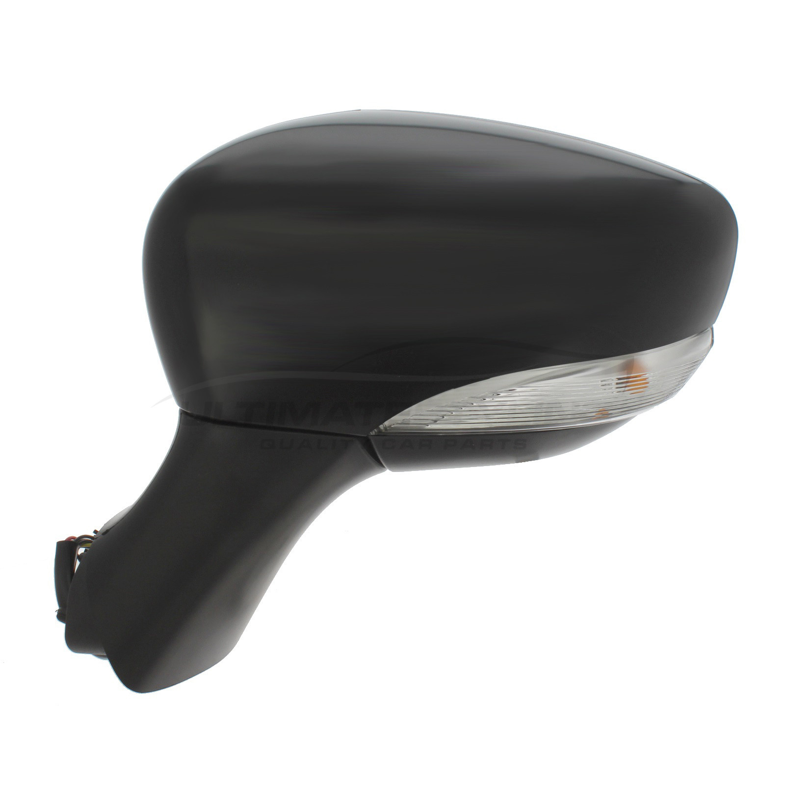 Renault Clio Wing Mirror / Door Mirror - Passenger Side (LH) - Electric adjustment - Heated Glass - Indicator - Polished Black