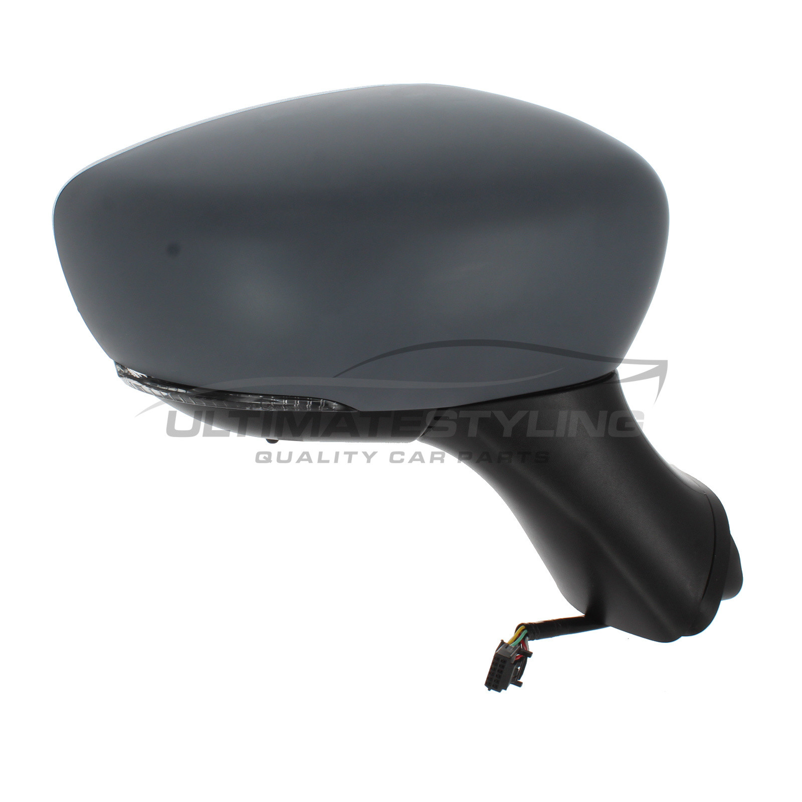 Renault Clio Wing Mirror / Door Mirror - Drivers Side (RH) - Electric adjustment - Heated Glass - Power Folding - Indicator - Temperature Sensor - Primed