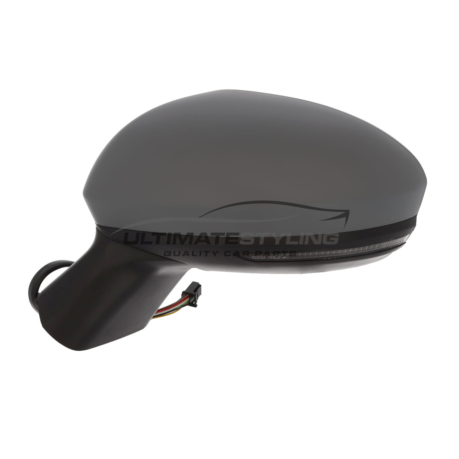 Renault Clio Wing Mirror / Door Mirror - Passenger Side (LH) - Electric adjustment - Heated Glass - Power Folding - Indicator - Primed